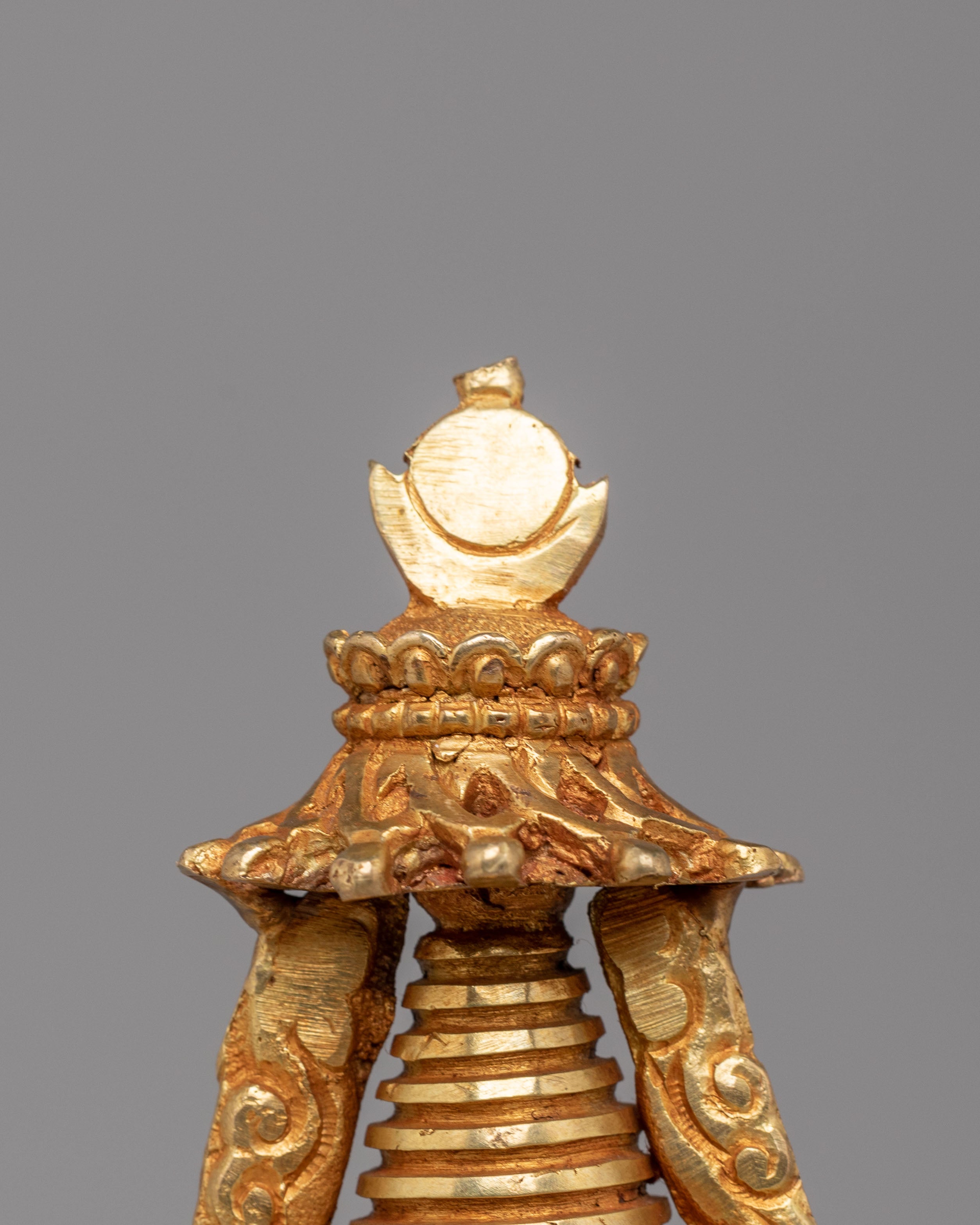 Traditional Altar Enlightenment Stupa | Buddhist Sculpture for Meditation