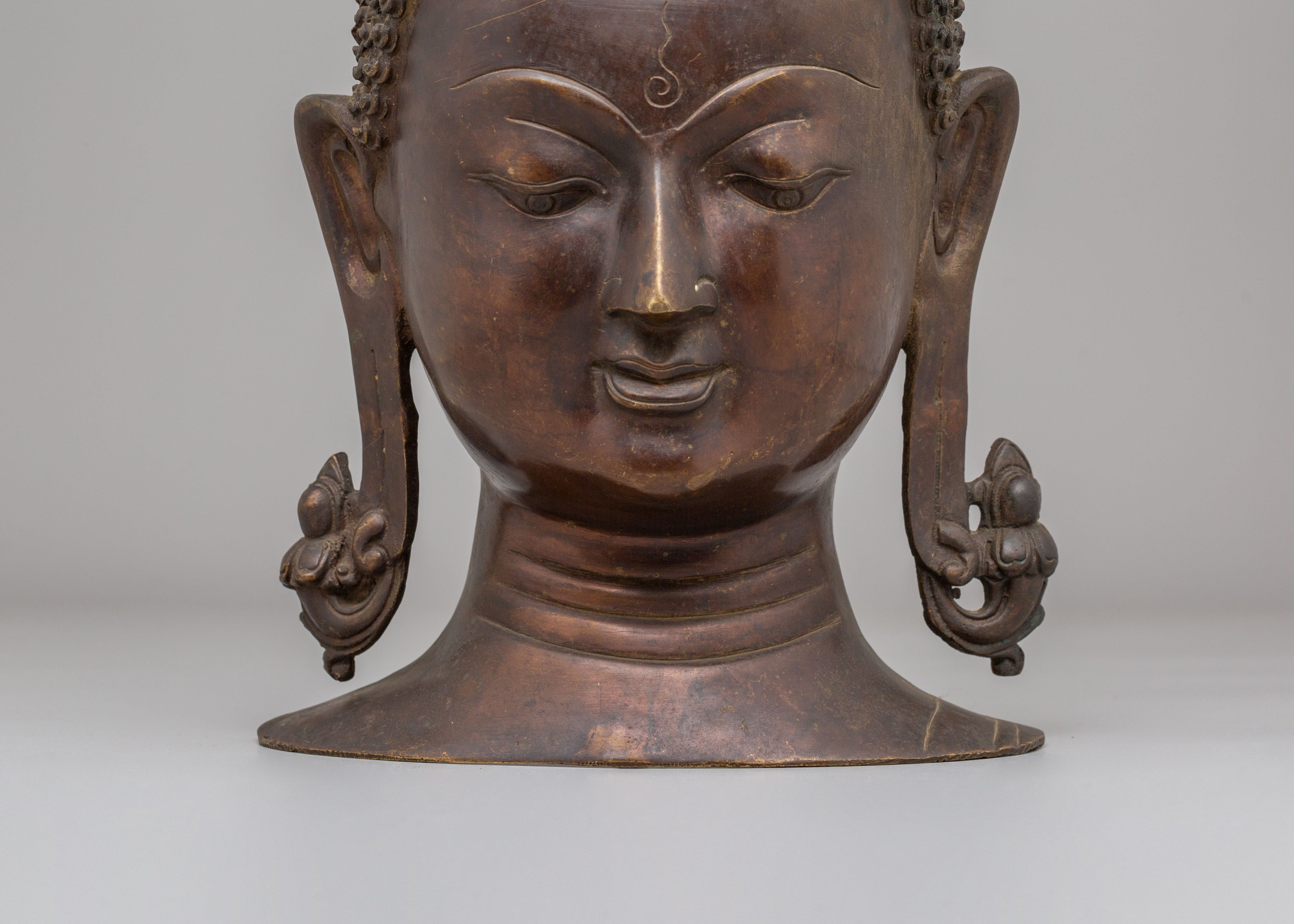 Enlightened Buddha Head Decor | Perfect for Home Altars & Meditation Spaces