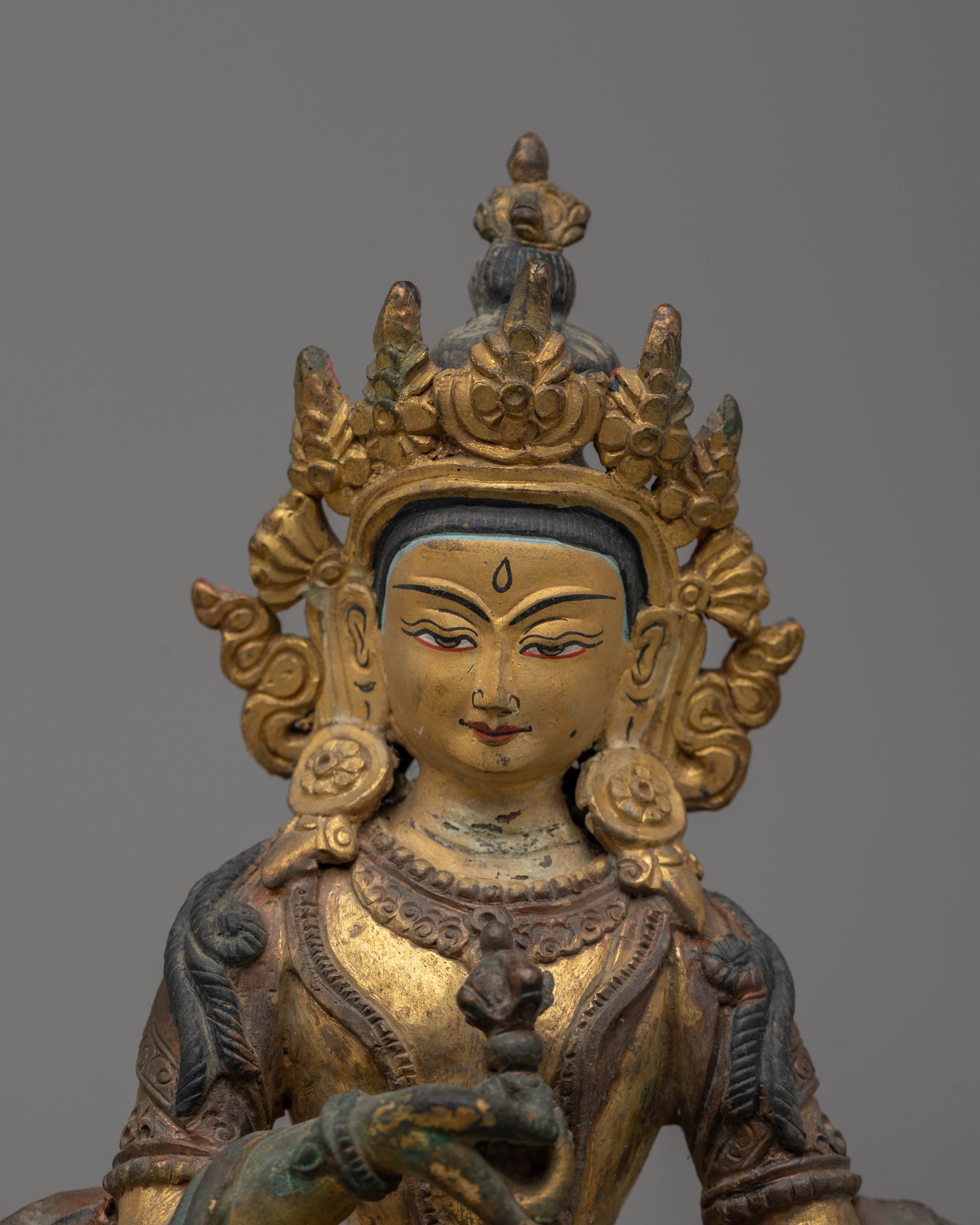 Copper Vajrasattva Sacred Statue | Handcrafted Spiritual Art