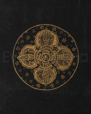 Biswo Vajra Mandala Thangka for Locket | Sacred Tibetan Art
