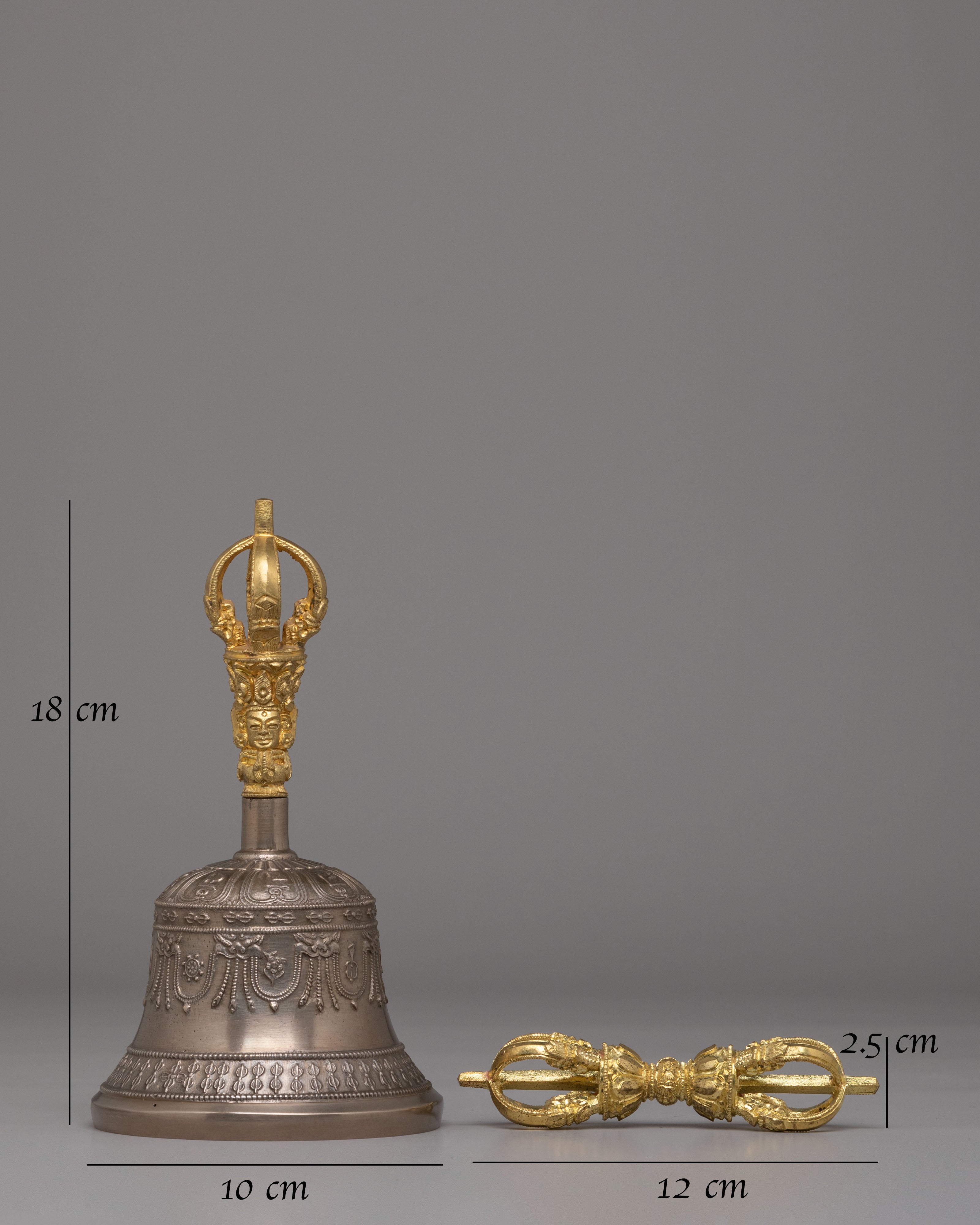 Spiritual Bell and Vajra for Ritual Practice | Sacred Bell and Vajra