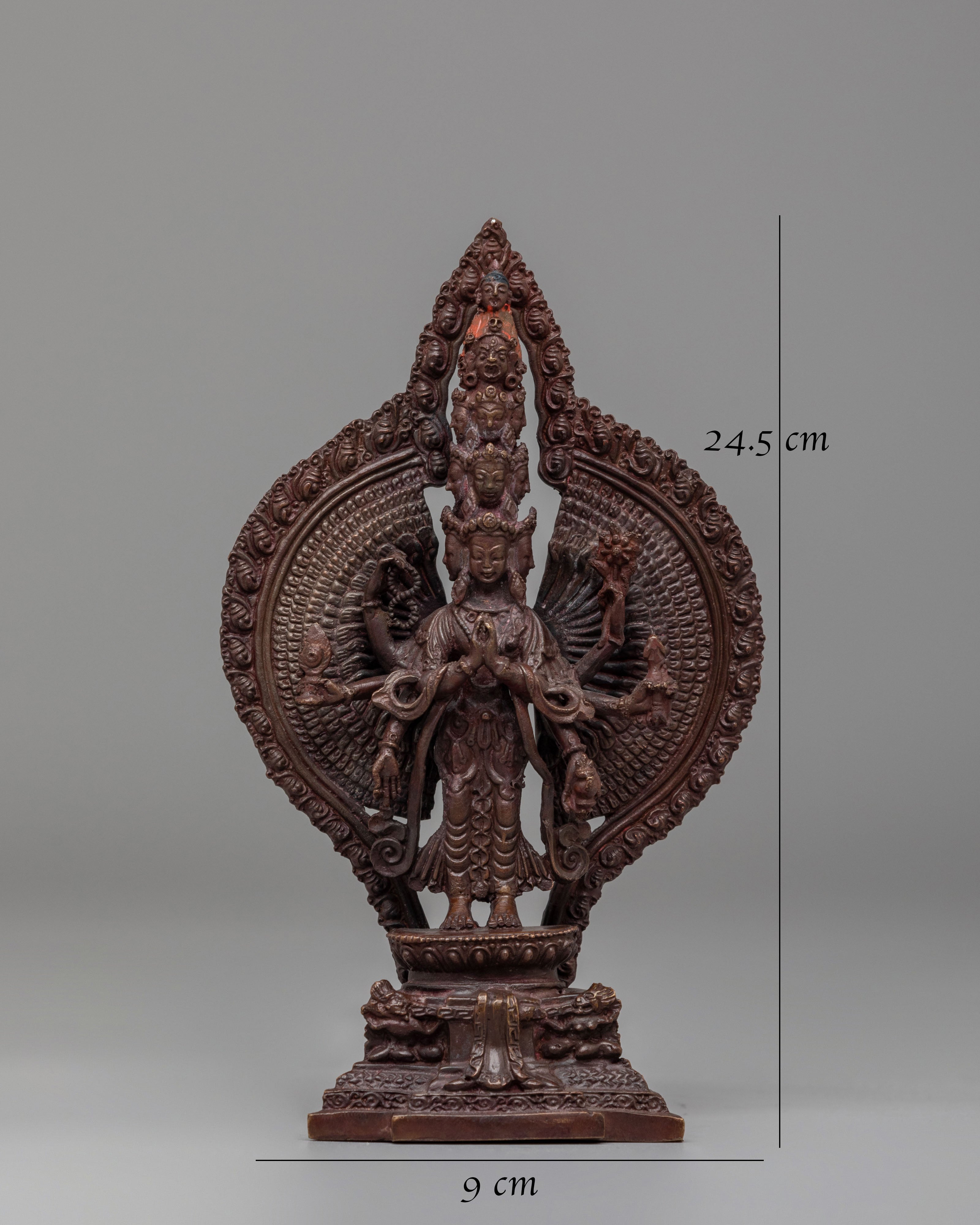 1000-Armed Chenrezig Bodhisattva Statue | Bodhisattva Avalokiteshvara Statue