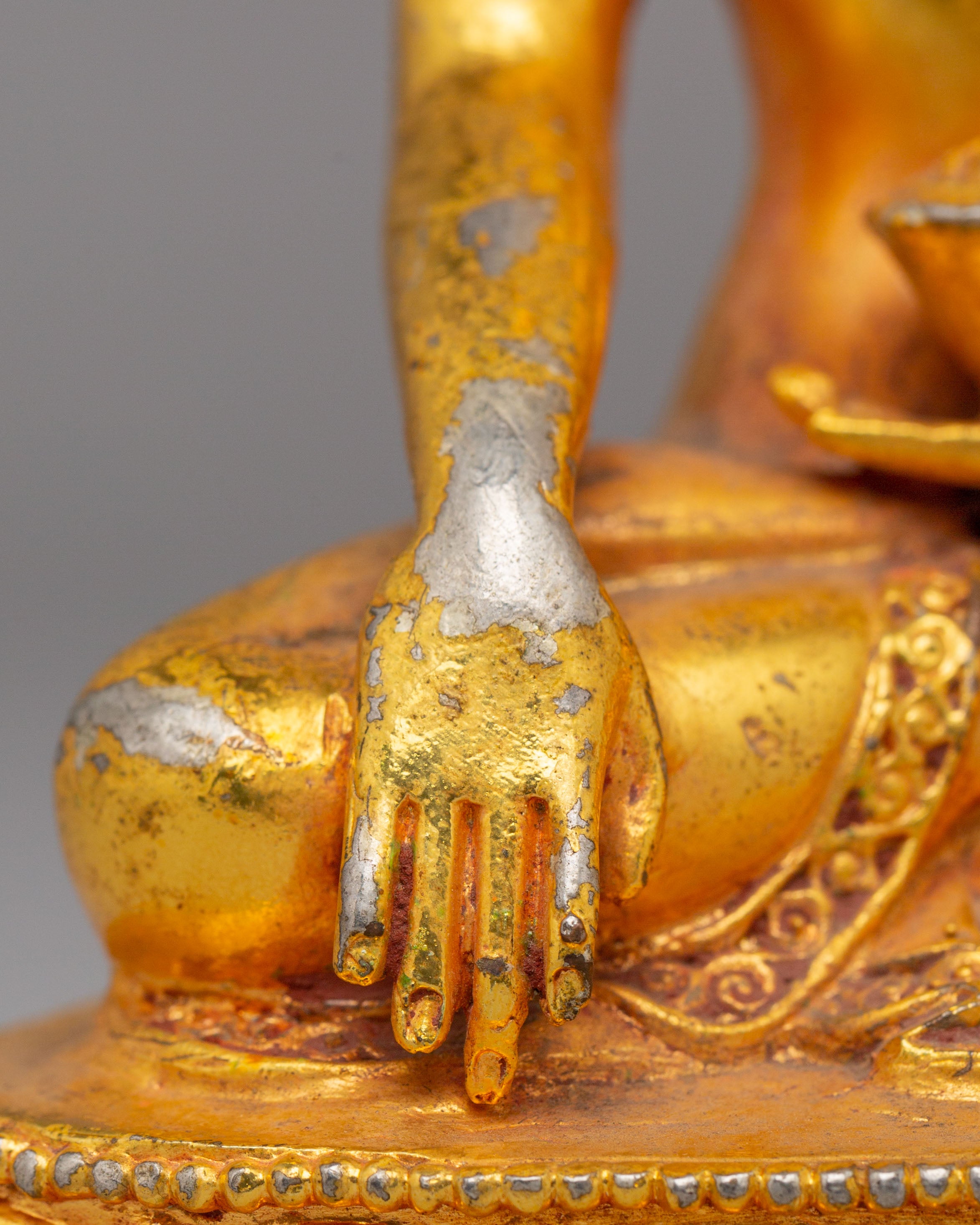 Historical Tibetan Shakyamuni Buddha Statue | Sacred Copper Artwork
