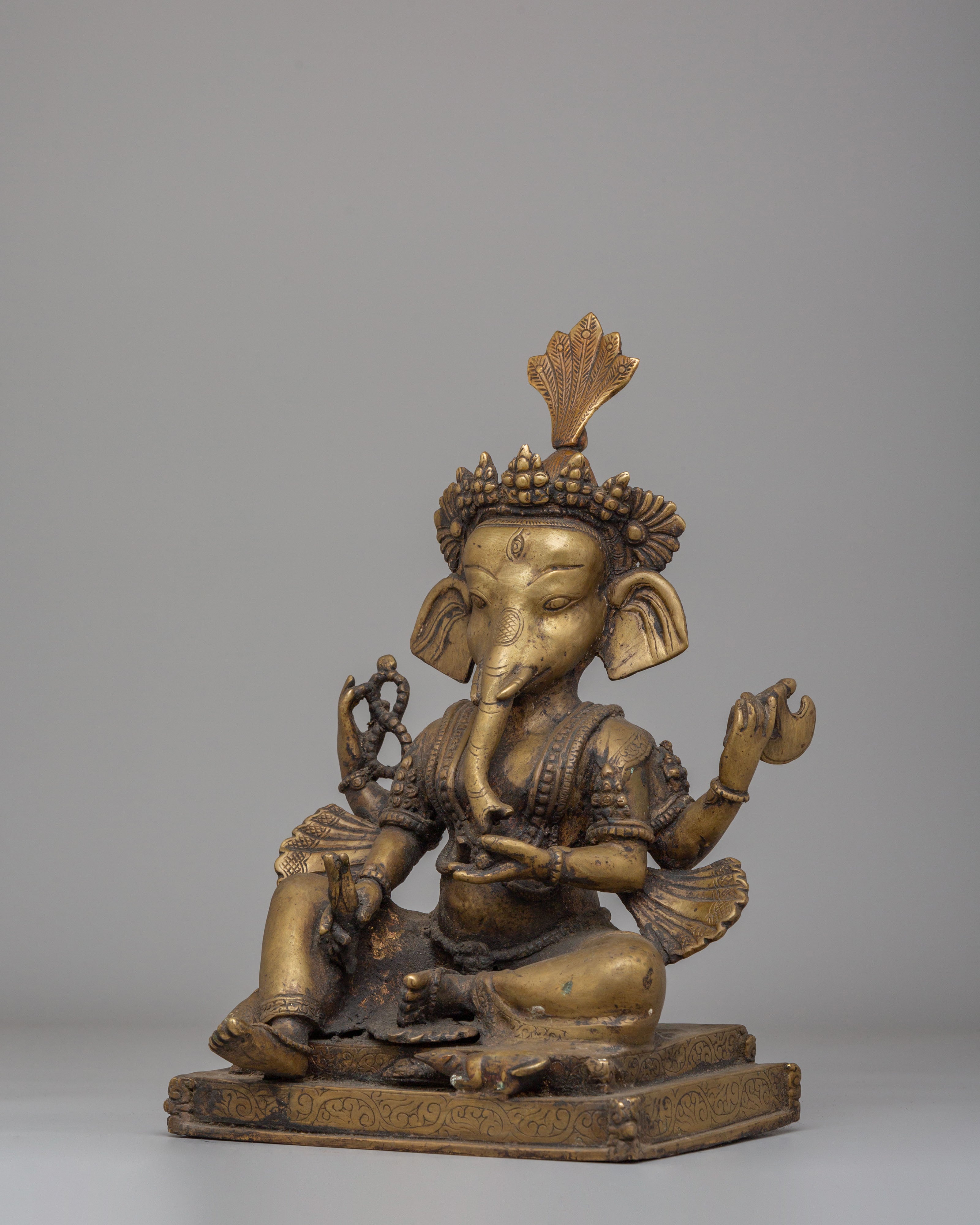 Spiritual Ganesh Sculpture for Wisdom | Spiritual Home Decor