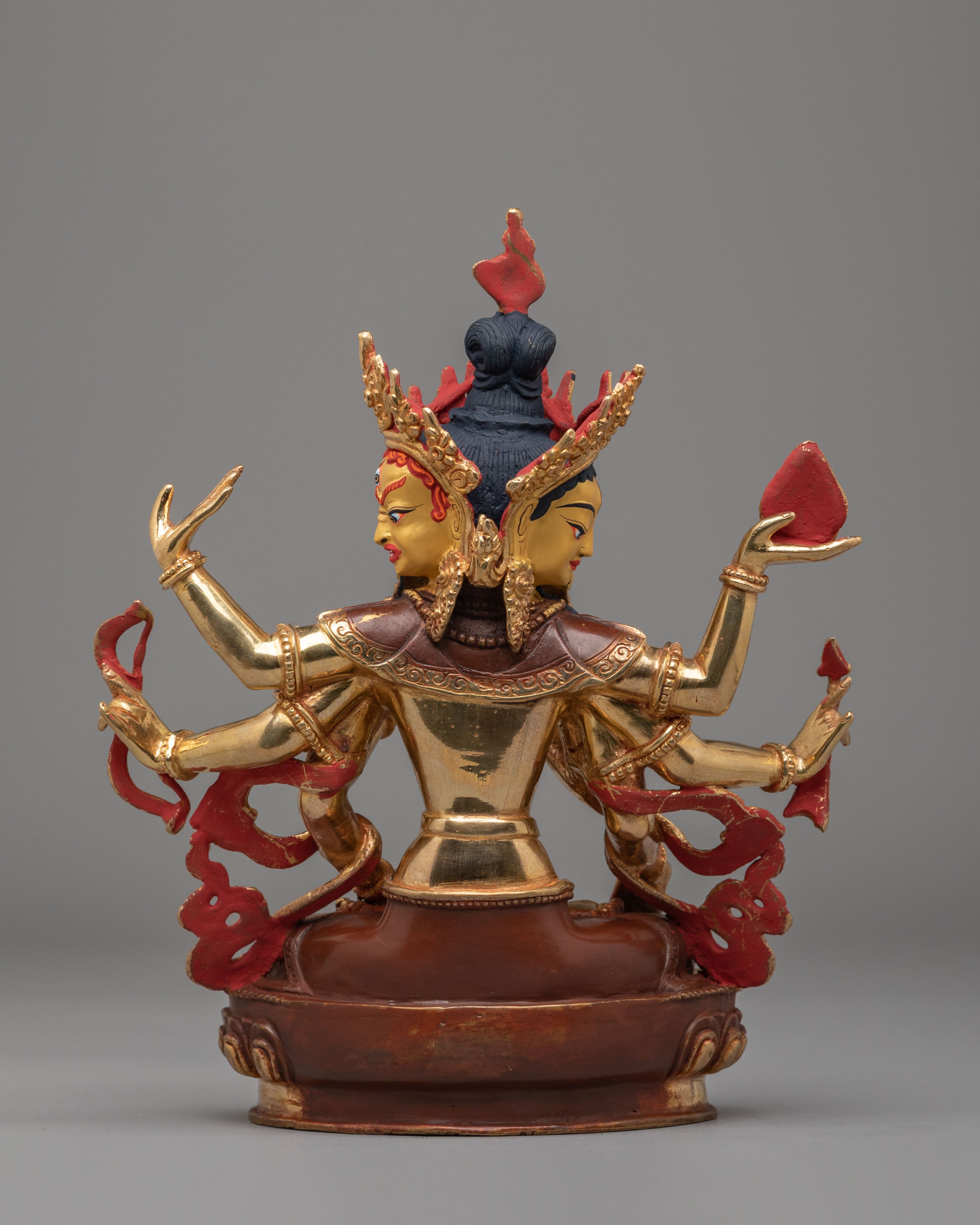 Tibetan Namgyalma Statue | 24K Gold Plated Tibetan Buddhist Sculpture