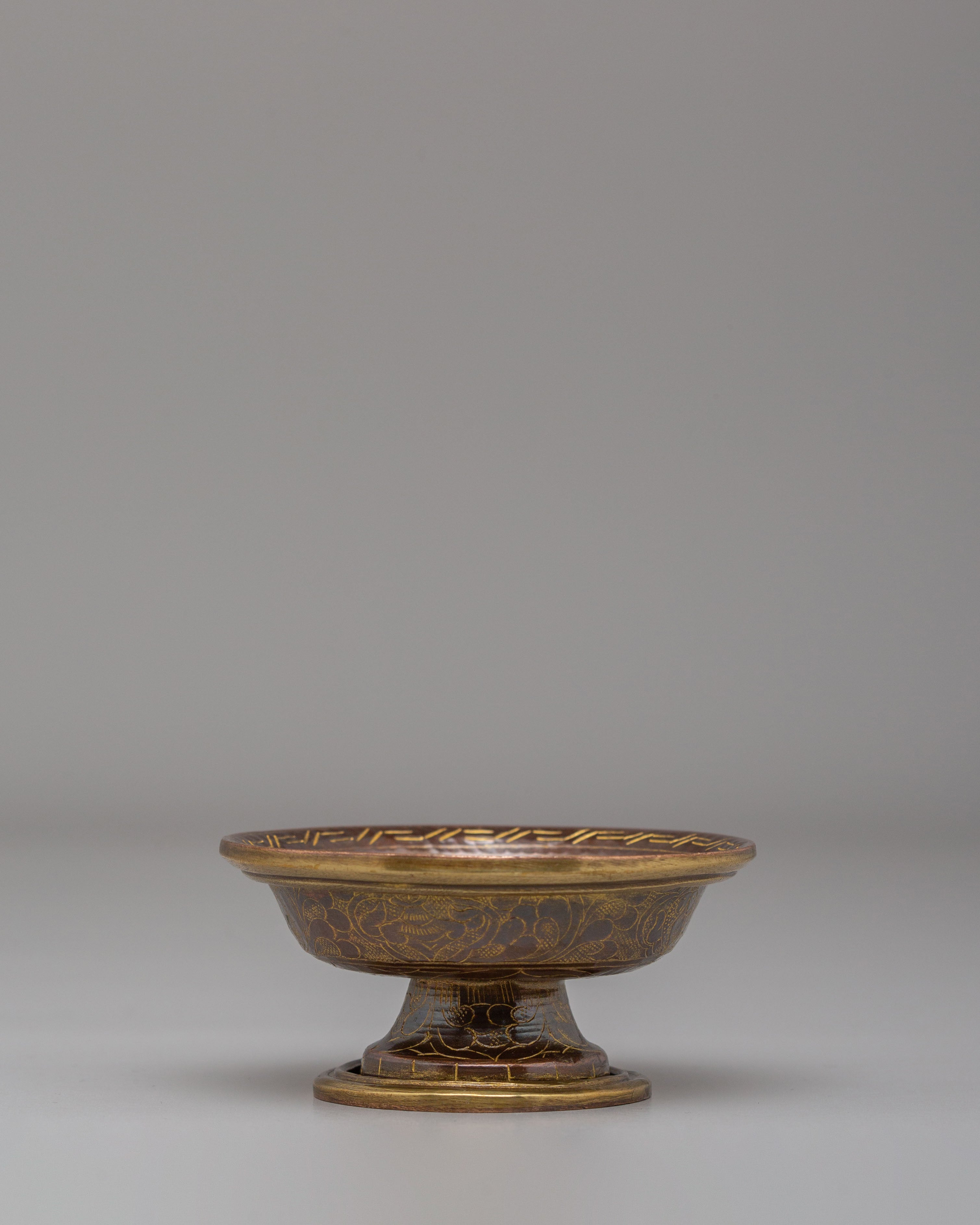 Serkyem Set for Altar Offering | Tibetan Ritual Offering Vessel