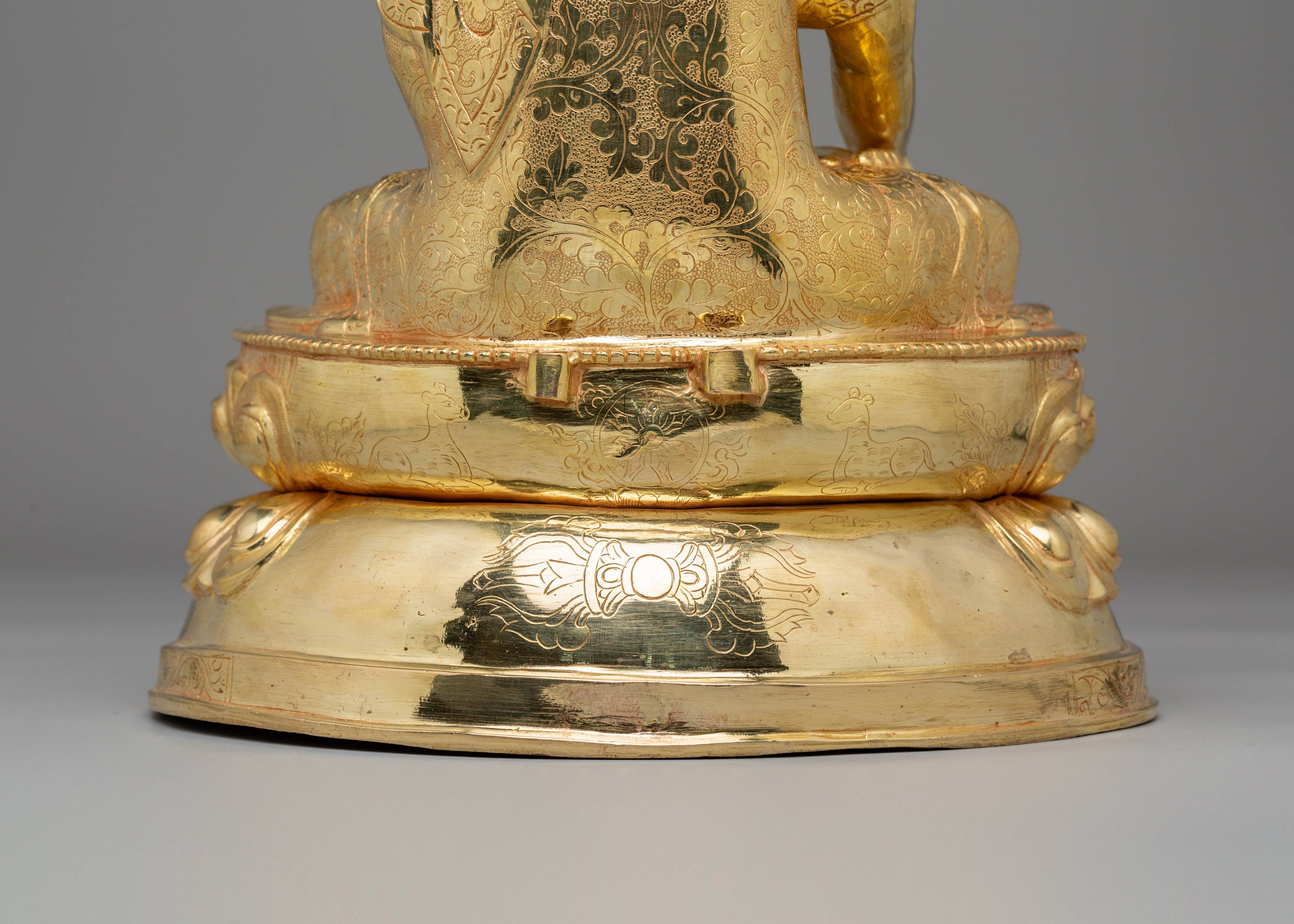 Handmade Golden Shakyamuni Buddha Statue