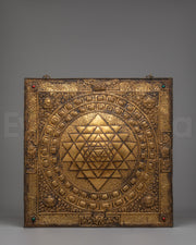 Handcrafted Sri Yantra Wall Hanging