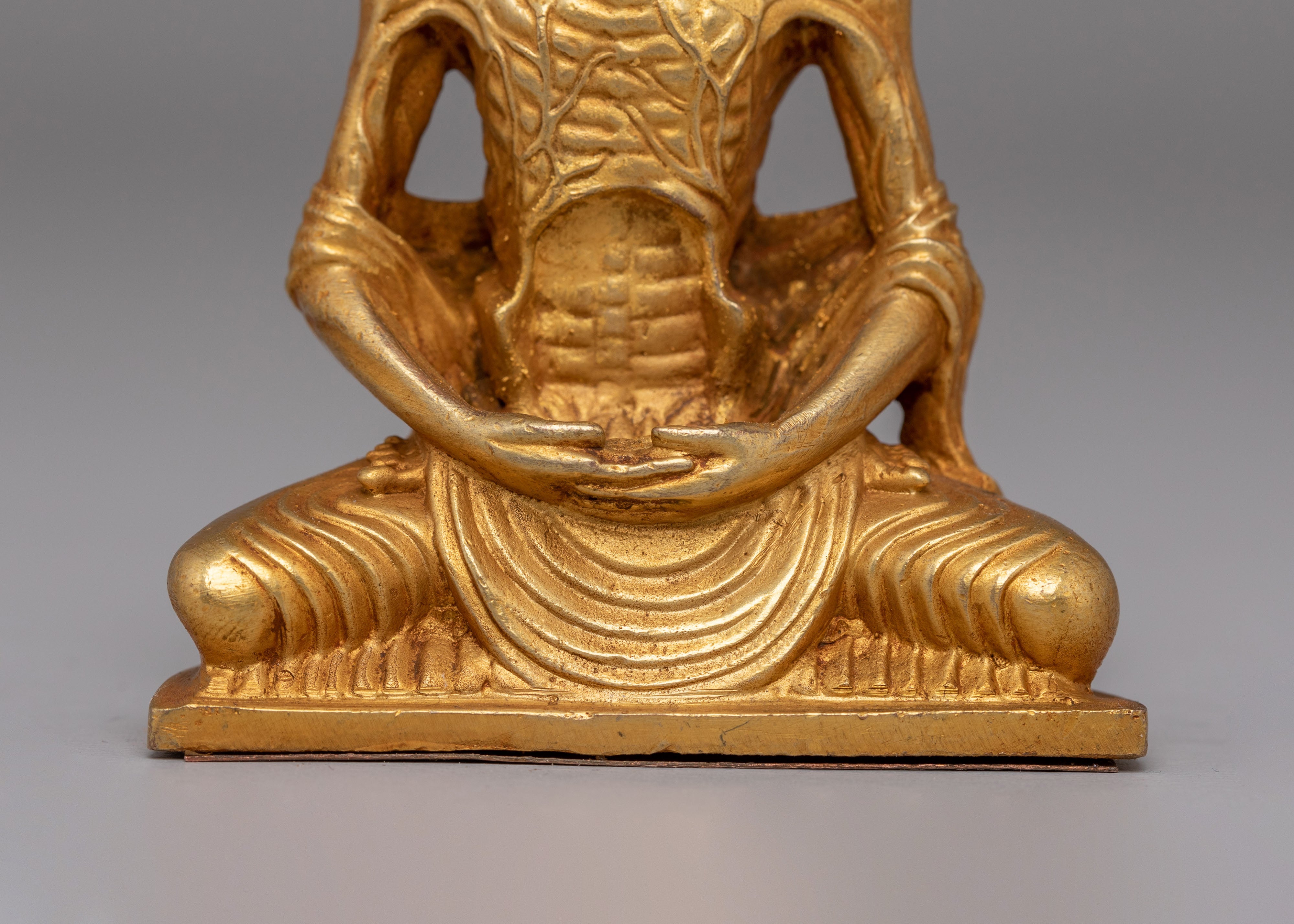Handmade Fasting Buddha Statue | Symbol of Self-Denial and Spiritual Purity