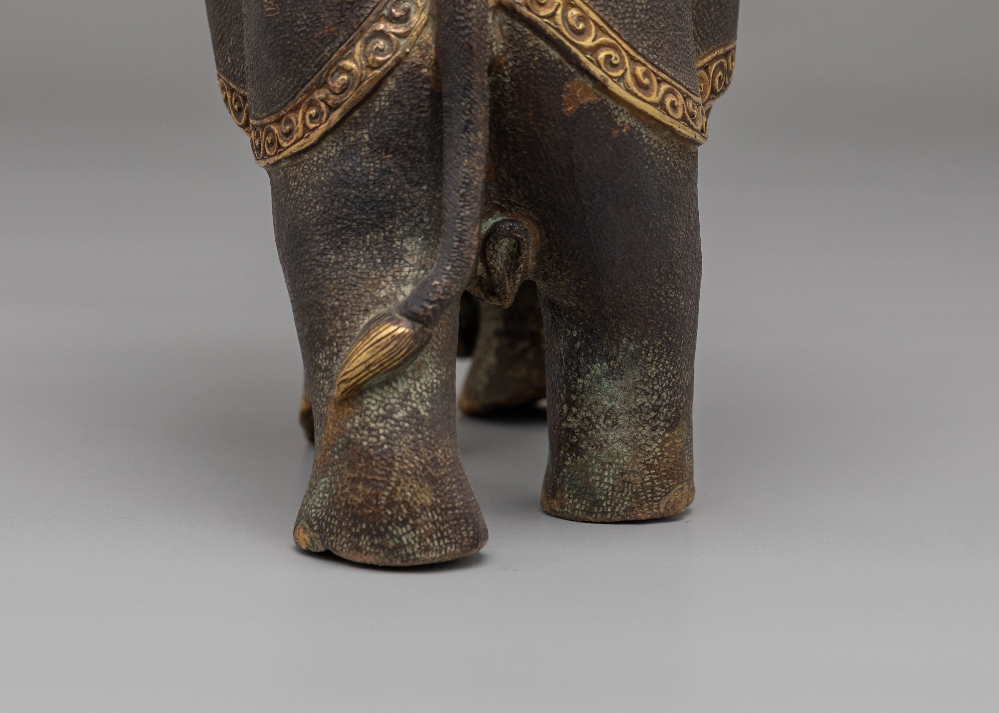 Tibetan Elephant Set for Decor | Symbol of Wisdom and Strength