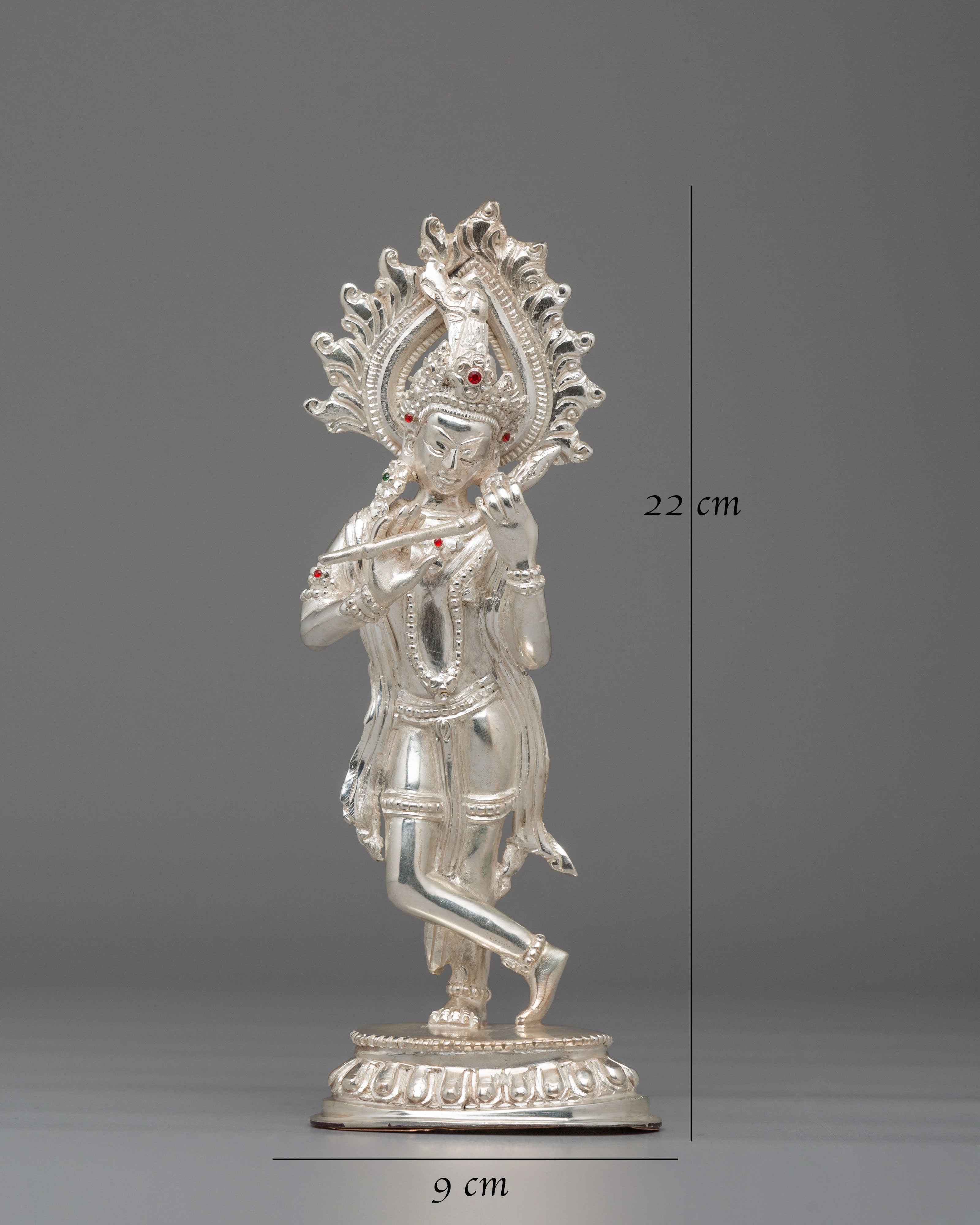 Himalayan Krishna Statue | Divine Artwork for Spiritual Decor