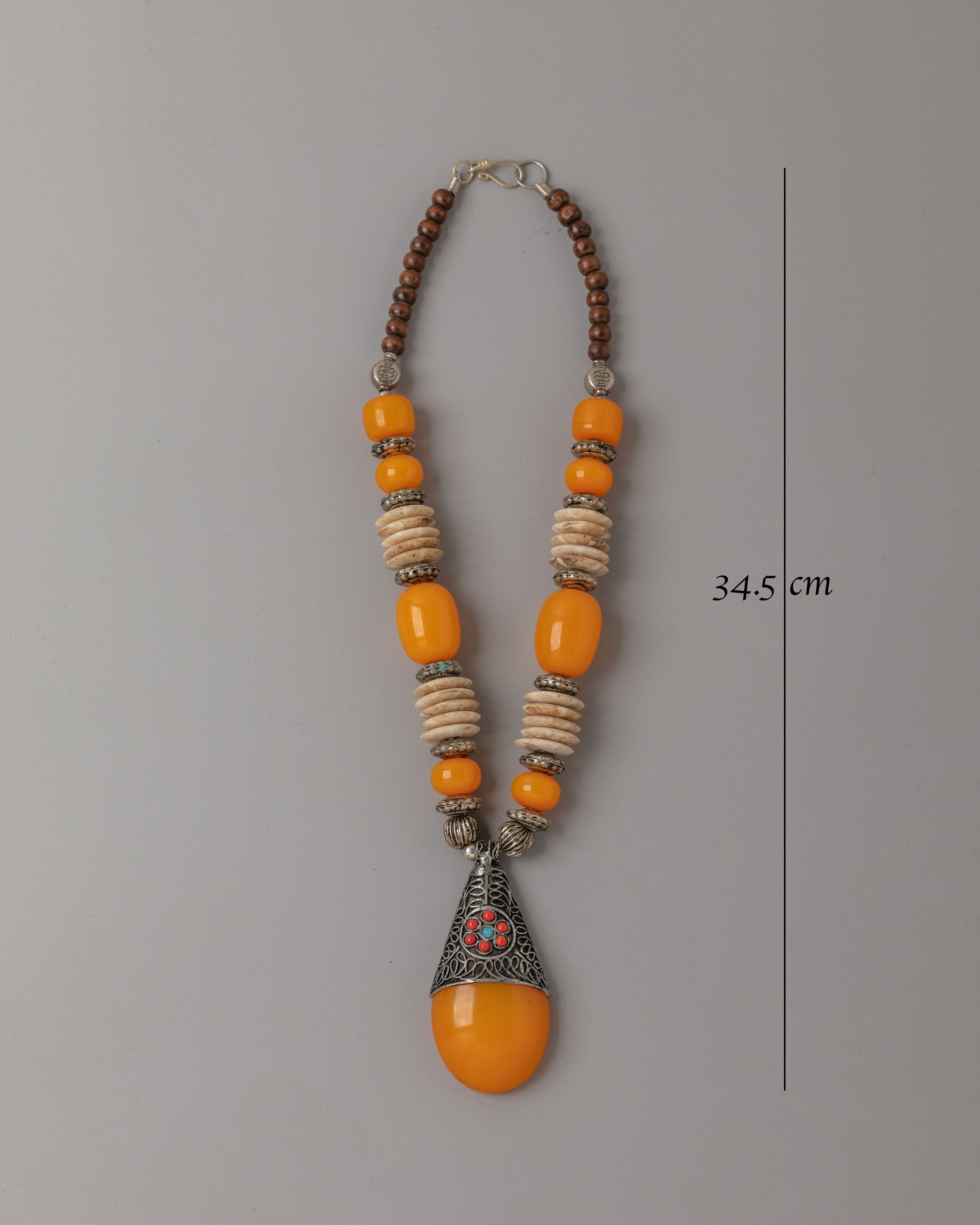 Himalayan Pendant Necklace | Handmade Tibetan Jewelry