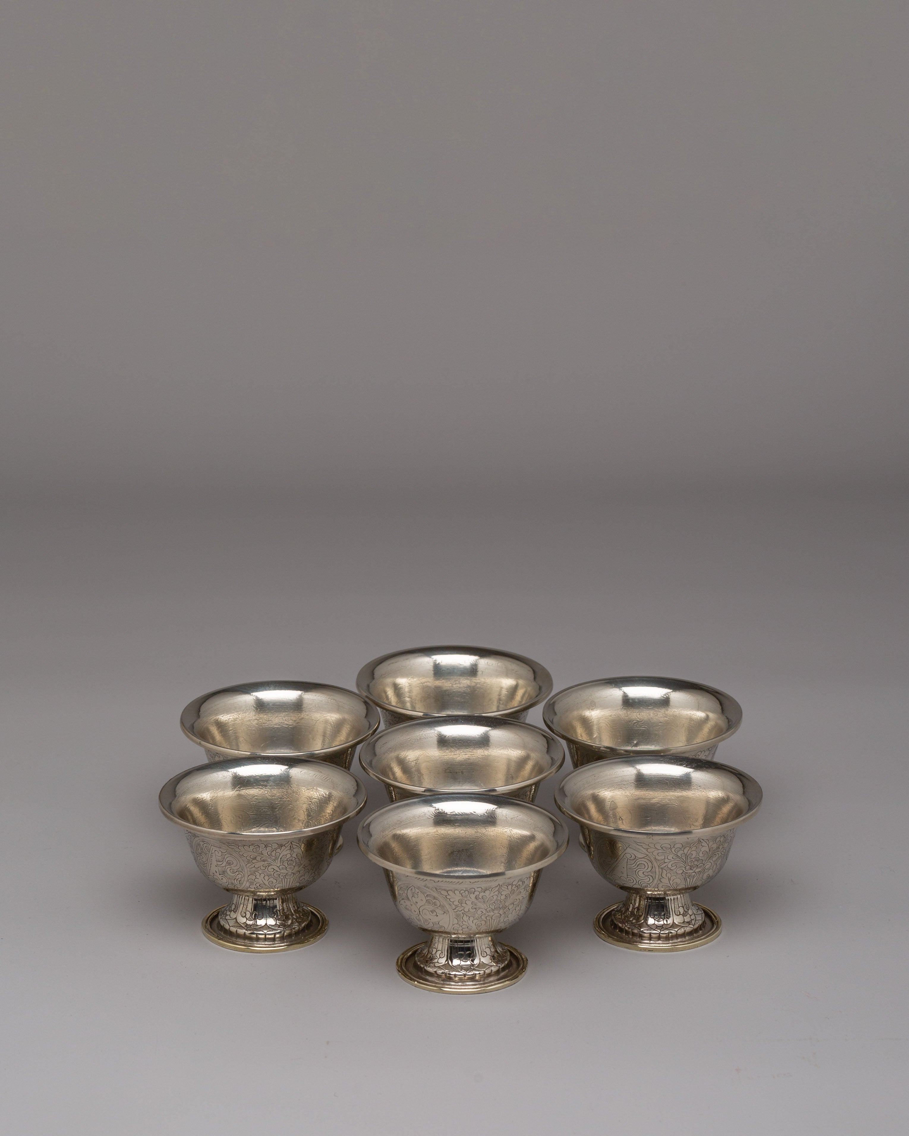Himalayan Offering Bowls Set | Ritual Bowls for Spiritual Practices