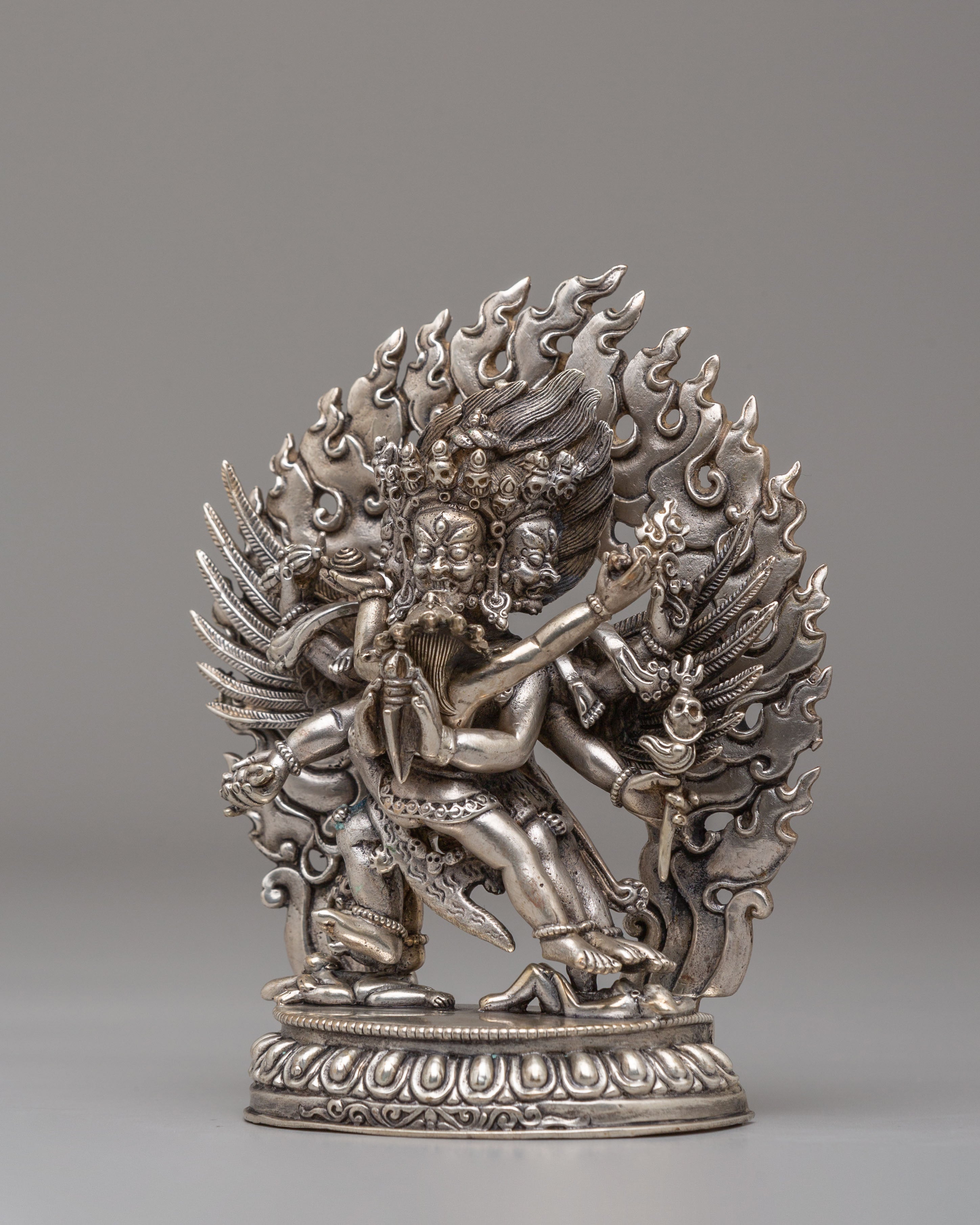 Sacred Himalayan Vajrakilaya Statue | Buddhist Tantric Deity