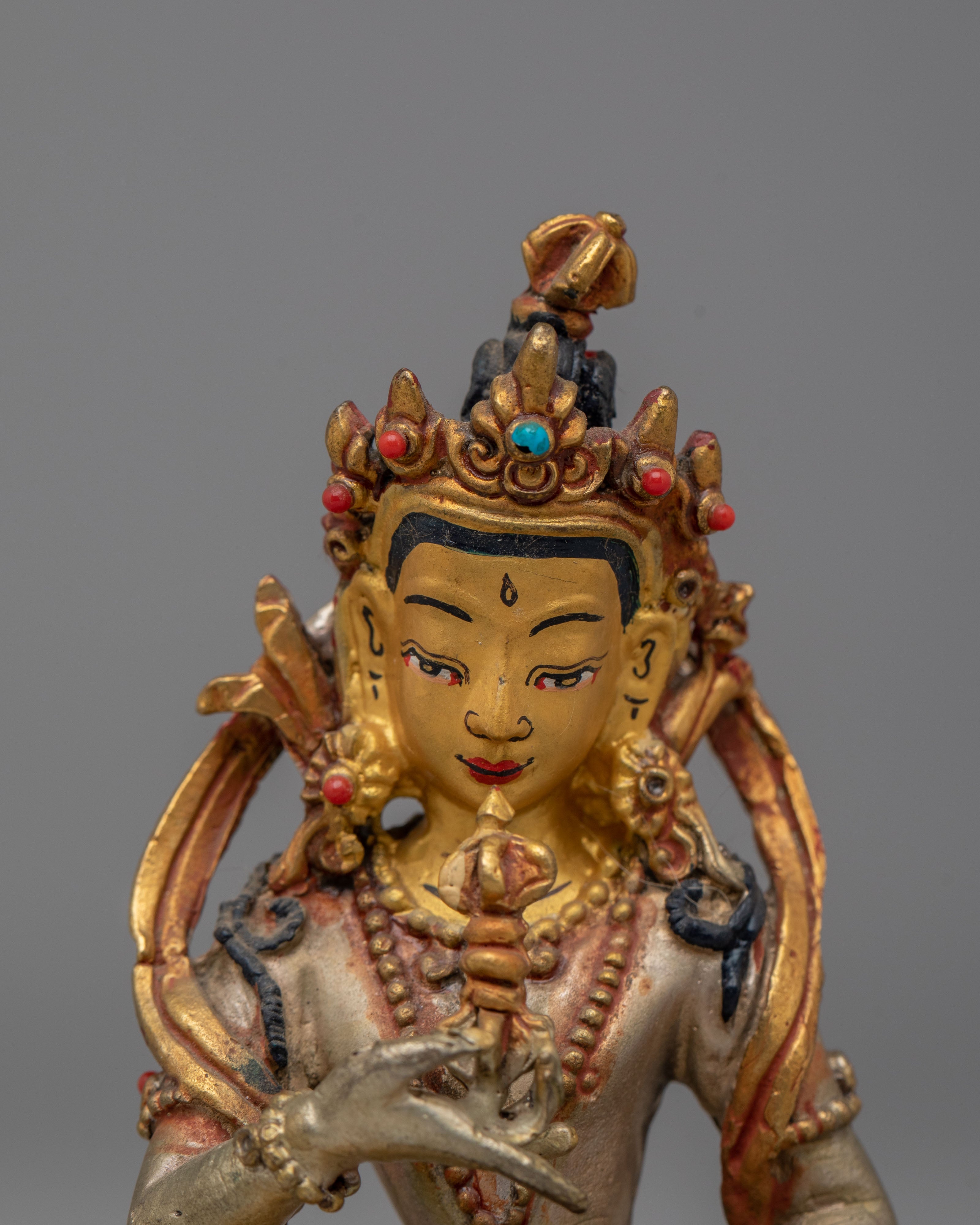 Tibetan Sacred Vajrasattva Statue | Handmade Buddhist Art for Meditation & Blessings