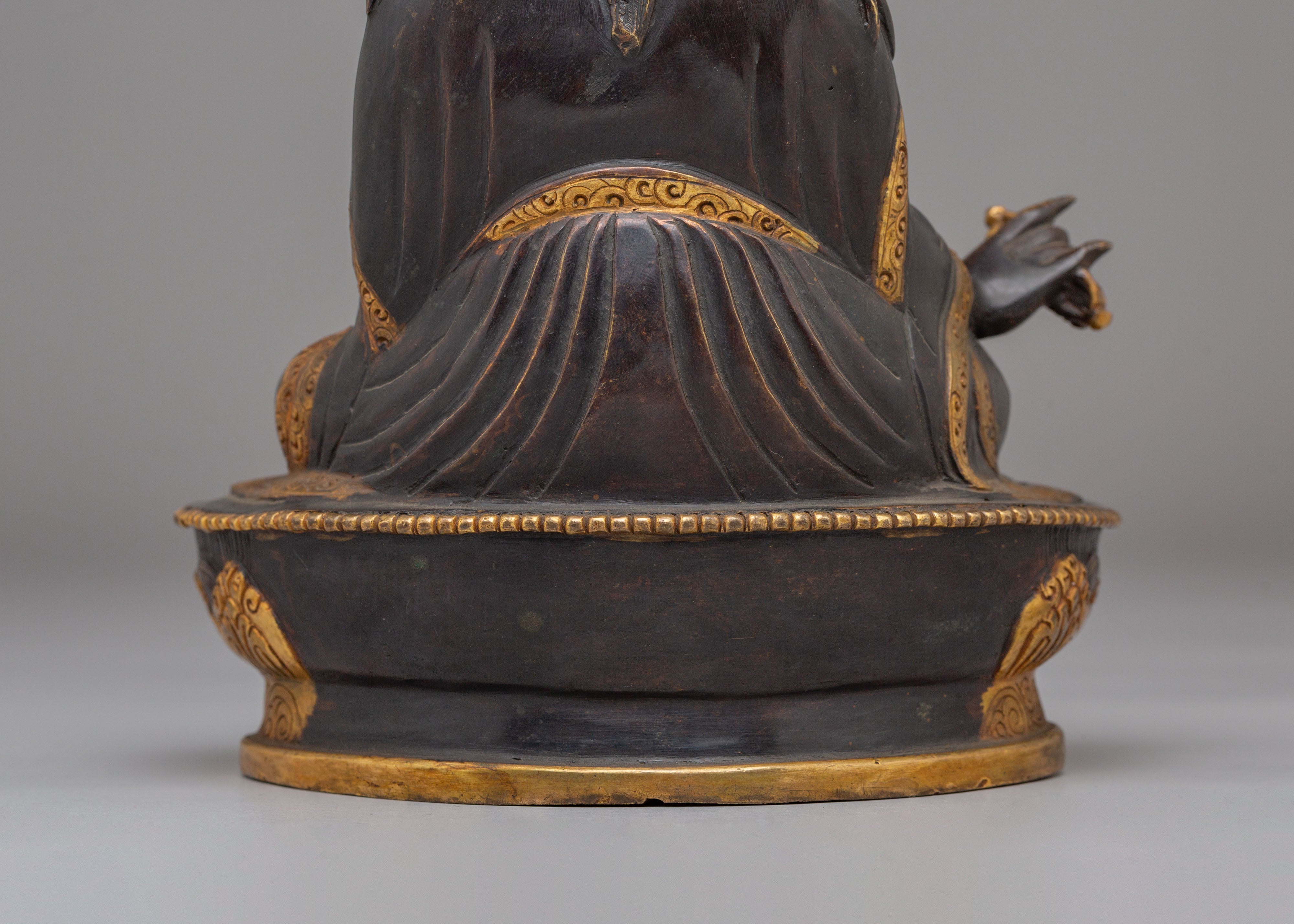 Padmasambhava Sacred Statue | Handcrafted Tibetan Buddhist Art
