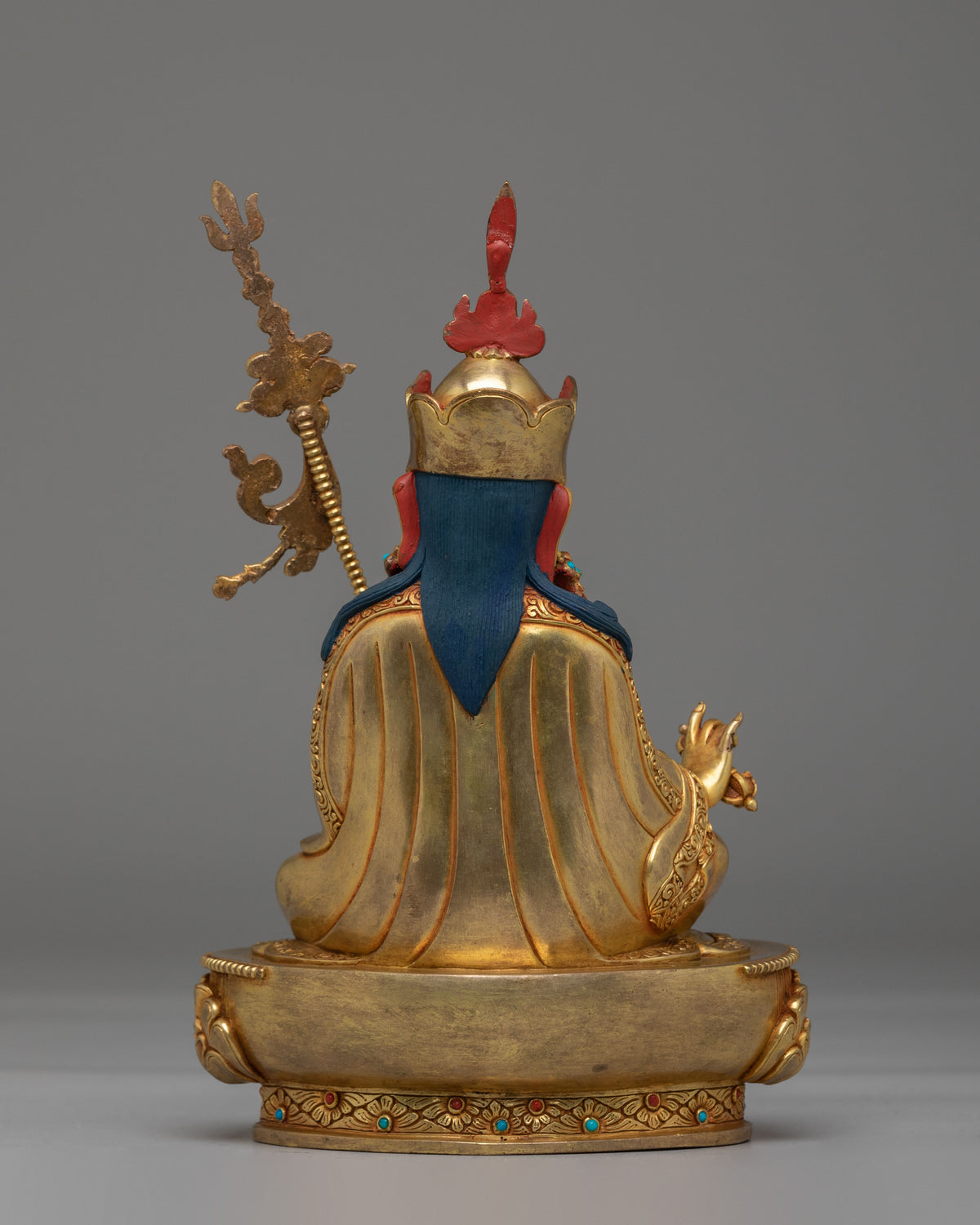 Sacred Padmasambhava Altar Sculpture | Tibetan Buddhist Artwork