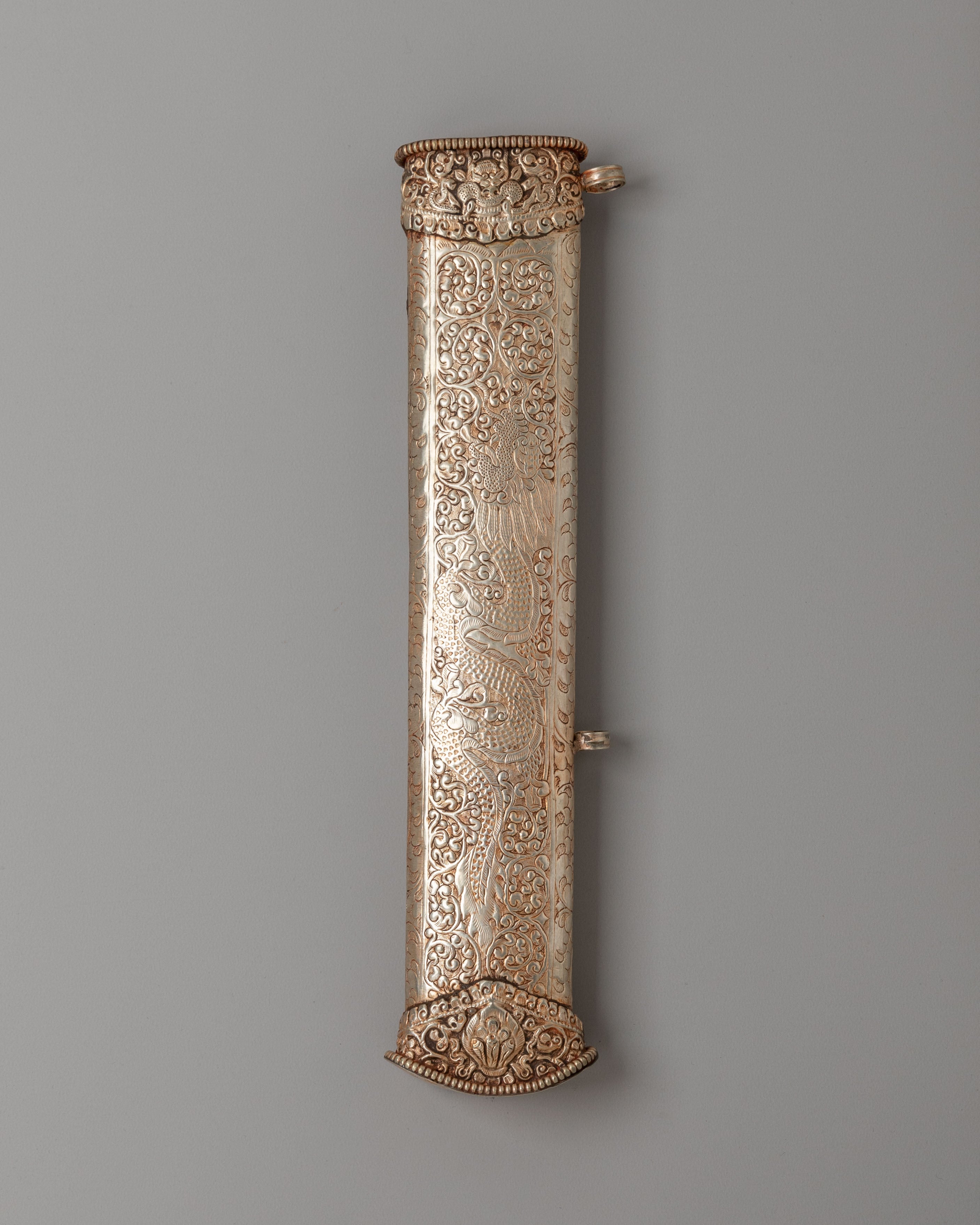 Traditional Ceremonial Knife | Silver Plated Ritual Blade for Decor