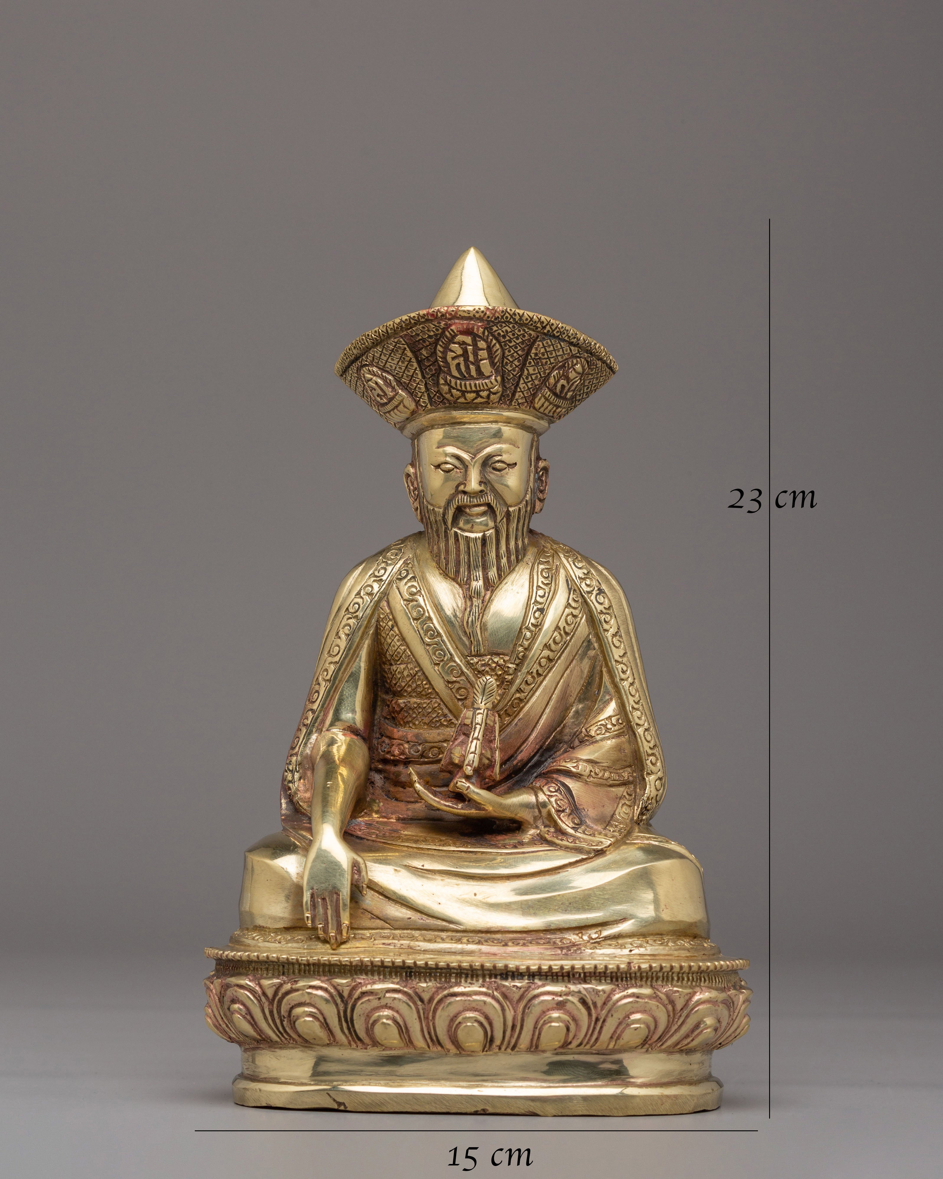 Handcrafted Sacred Guru Shapdum Statue | Spiritual Buddhist Art