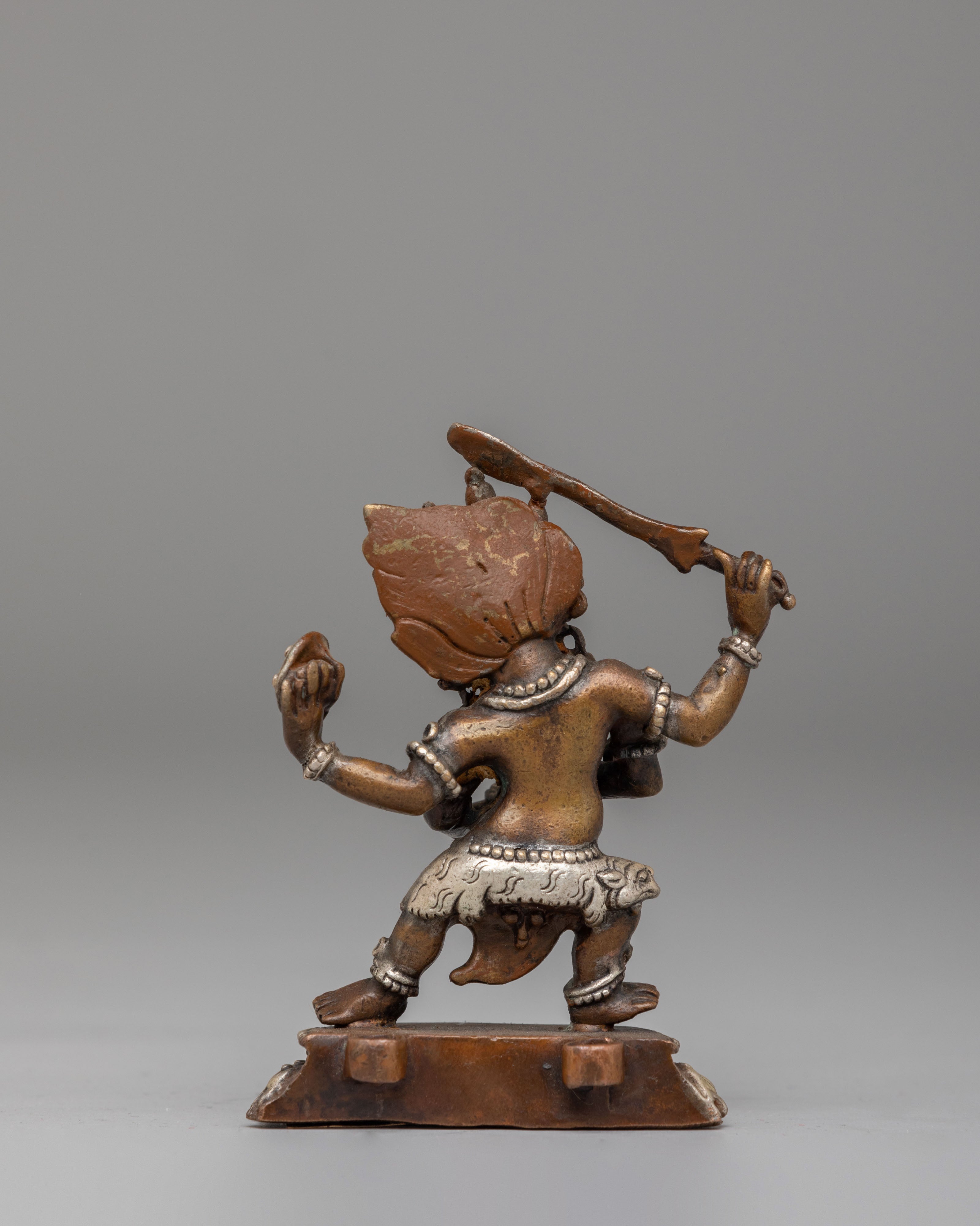 Mahakala Handcrafted Statue | Tibetan Protector Deity Sculpture