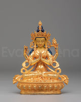 Buddhist Chenrezig Compassion Statue 