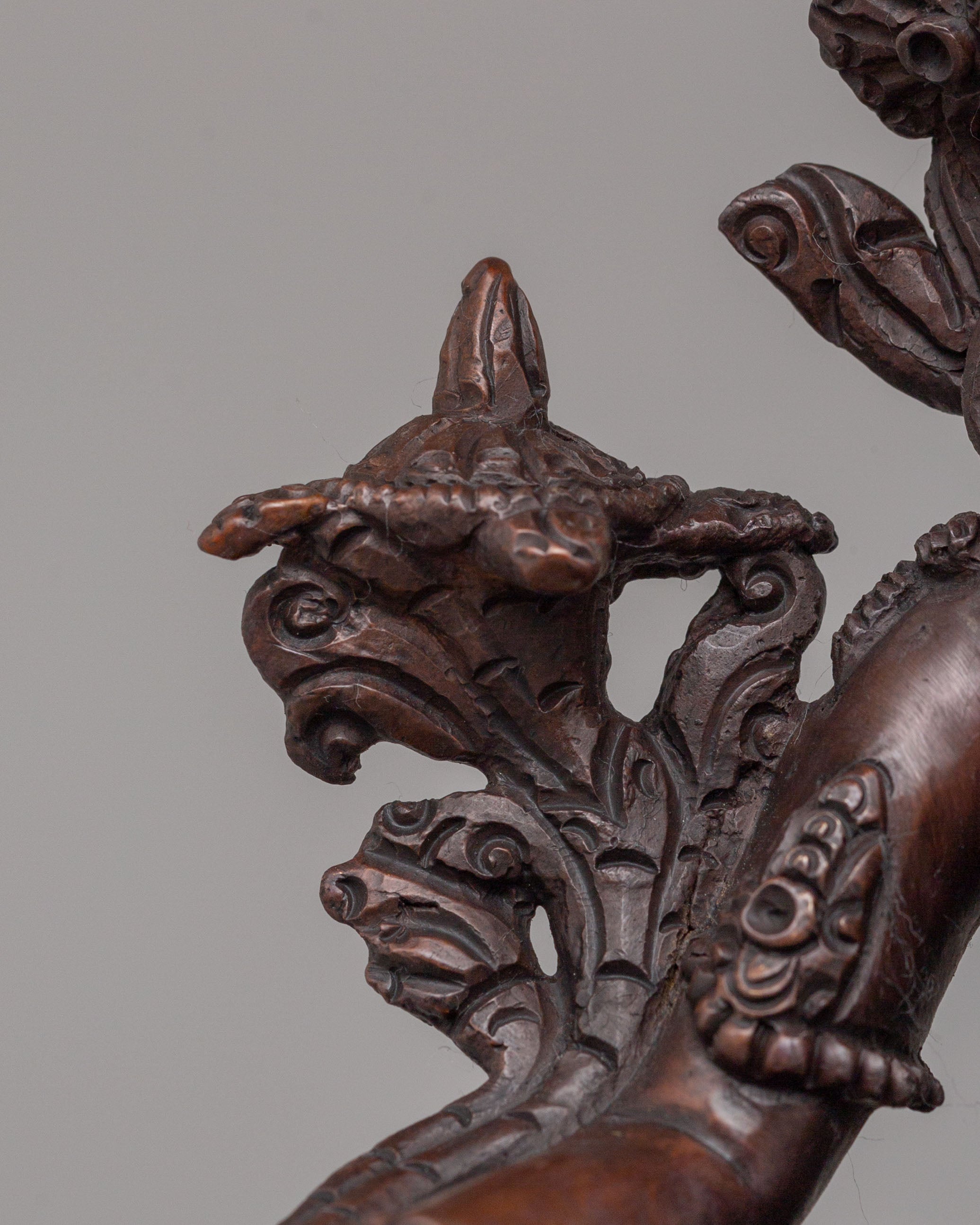 Ceremonial Green Tara Shrine Statue | Spiritual Artwork