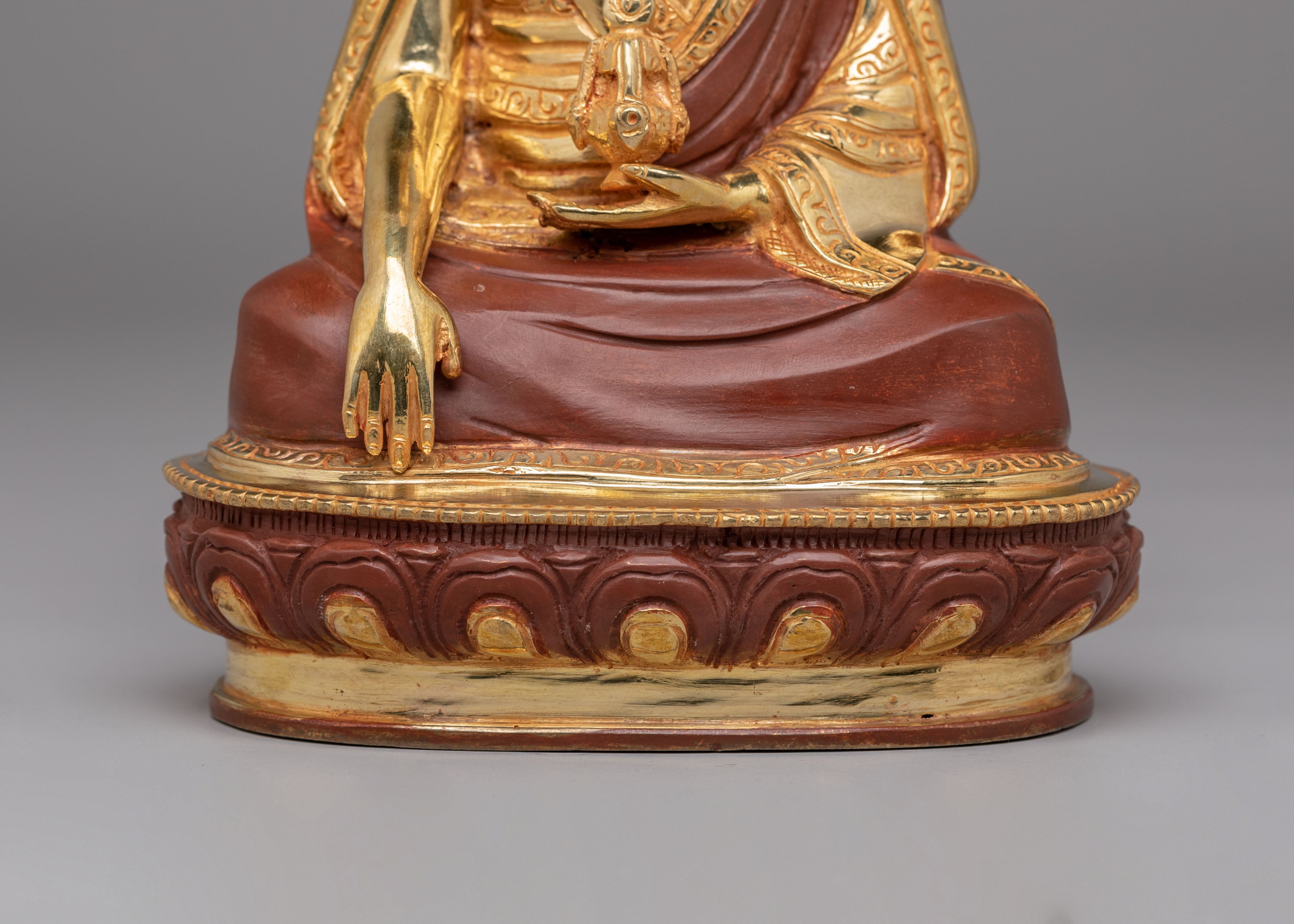 Spiritual Guru Shapdum Altar Statue | A Beacon of Wisdom and Guidance