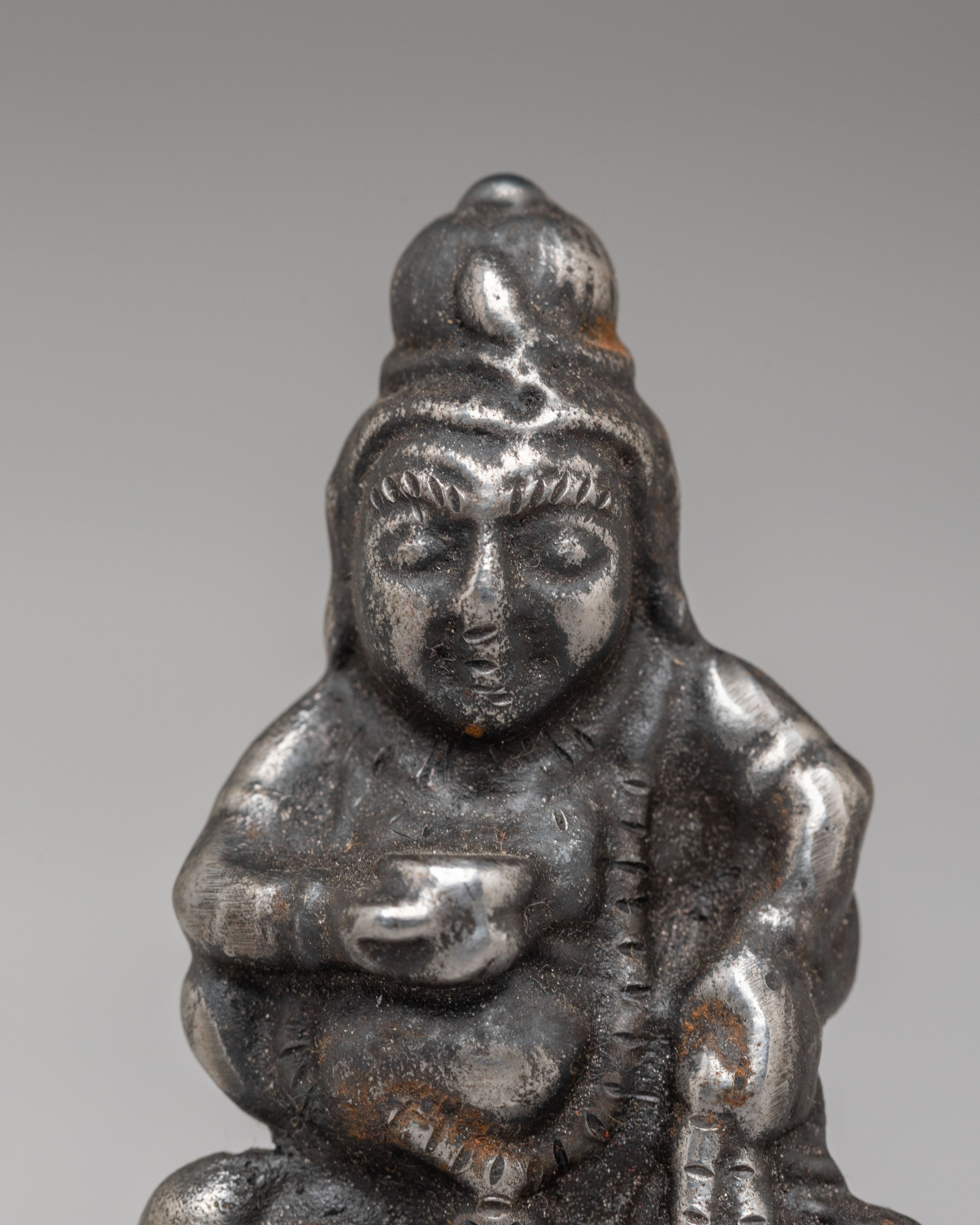 Wealth Deity Black Dzambhala Statue | Handcrafted bronze Sculpture