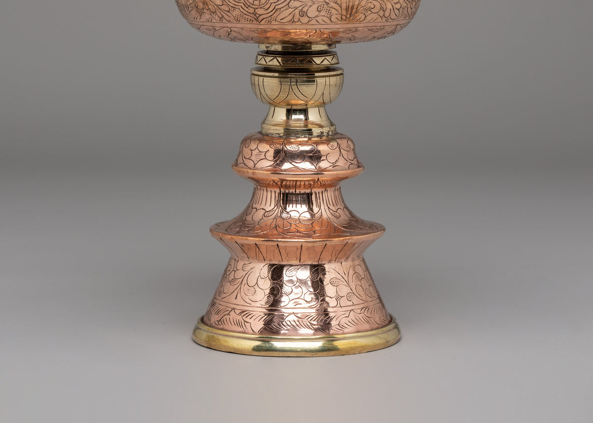 Buddhist Butter Lamp for Ritual | Offering Light to Deities