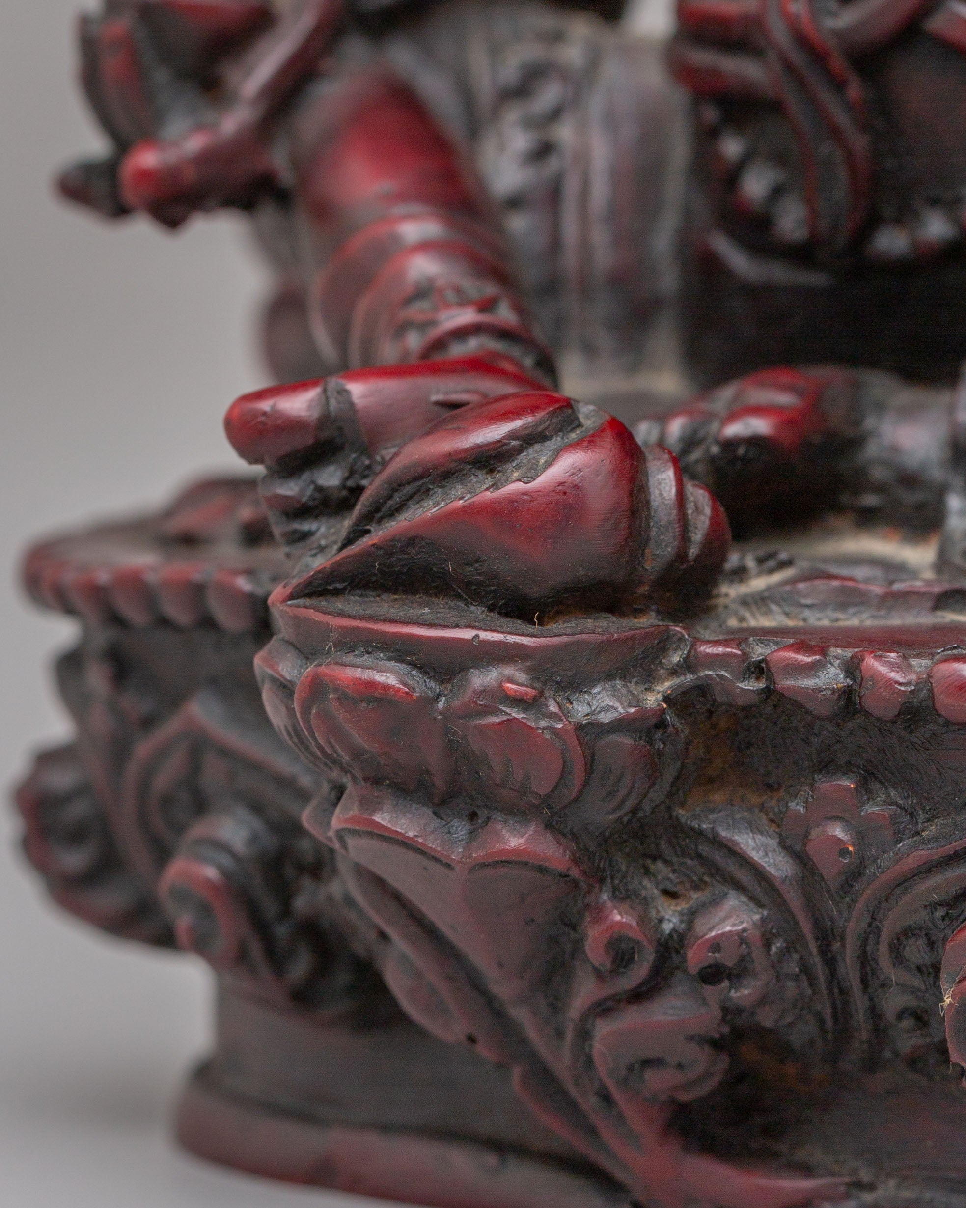 Himalayan Altar Dzambhala Sculpture | Wealth Deity Figurine for Abundance