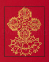 Bishwo Vajra Thangka for Locket