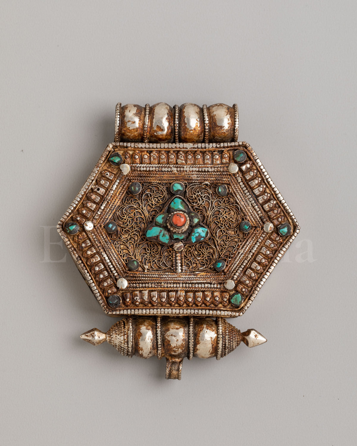 Tibetan Ghau Box Locket for Altar 
