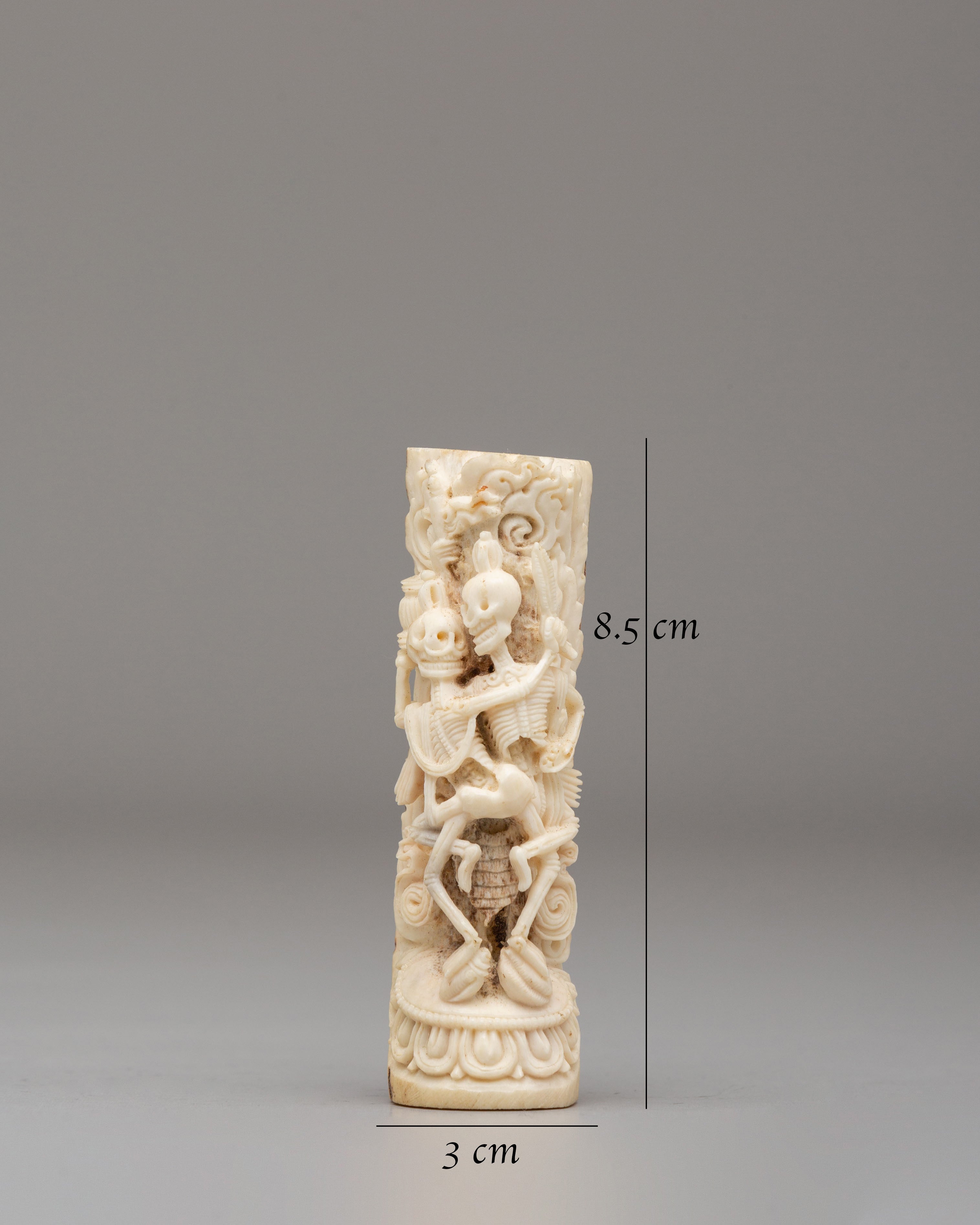 Traditional Citipati Bone Sculpture | Sacred Ritual Object