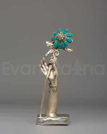 Green Tara Hand Sculpture