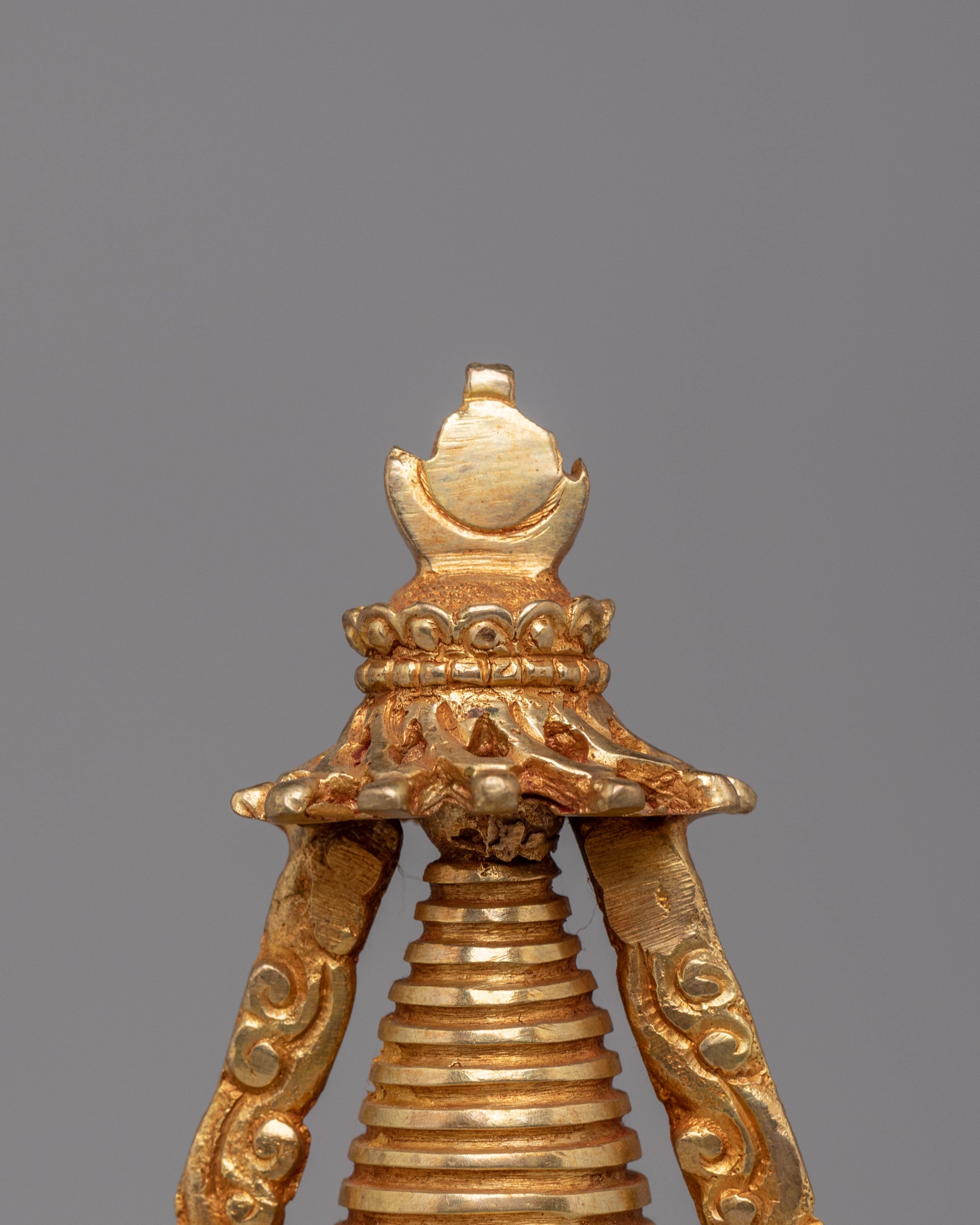 Spiritual Altar Enlightenment Stupa | Handcrafted Tibetan Stupa