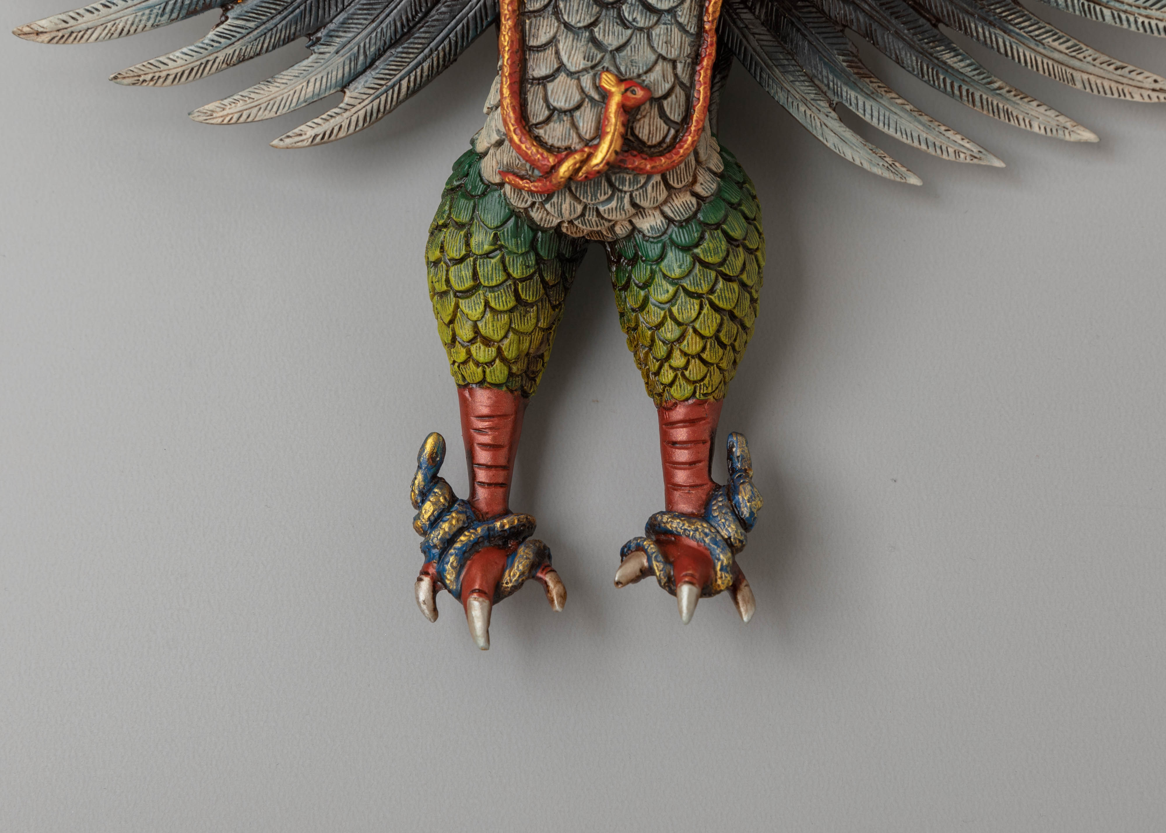 Garuda Wall Hanging with Gemstone | Protector of Strength and Wisdom