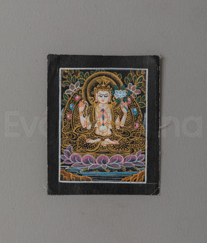 Chenrezig Thangka Locket