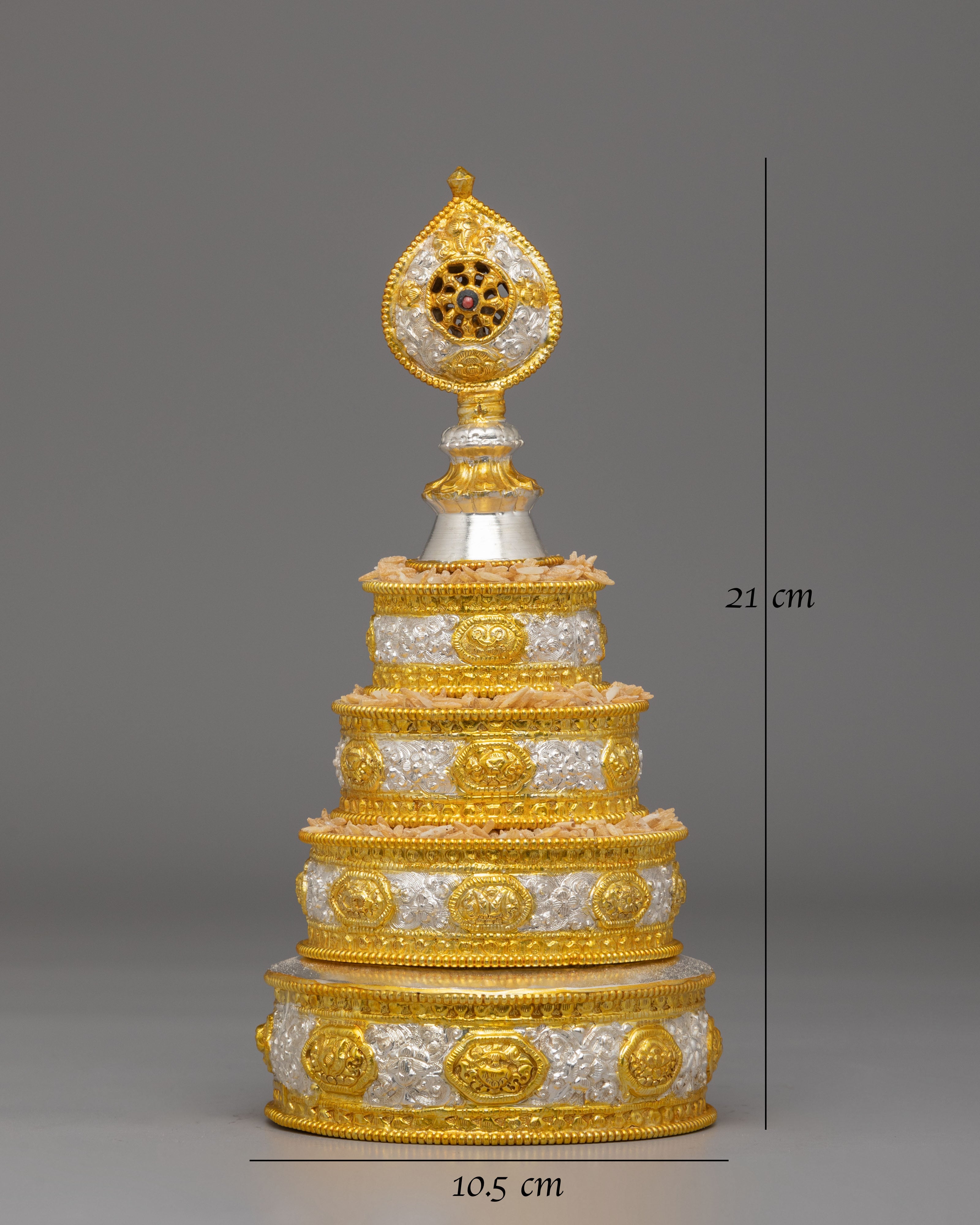 Sacred Ritual Mandala Offering | Traditional Buddhist Decor