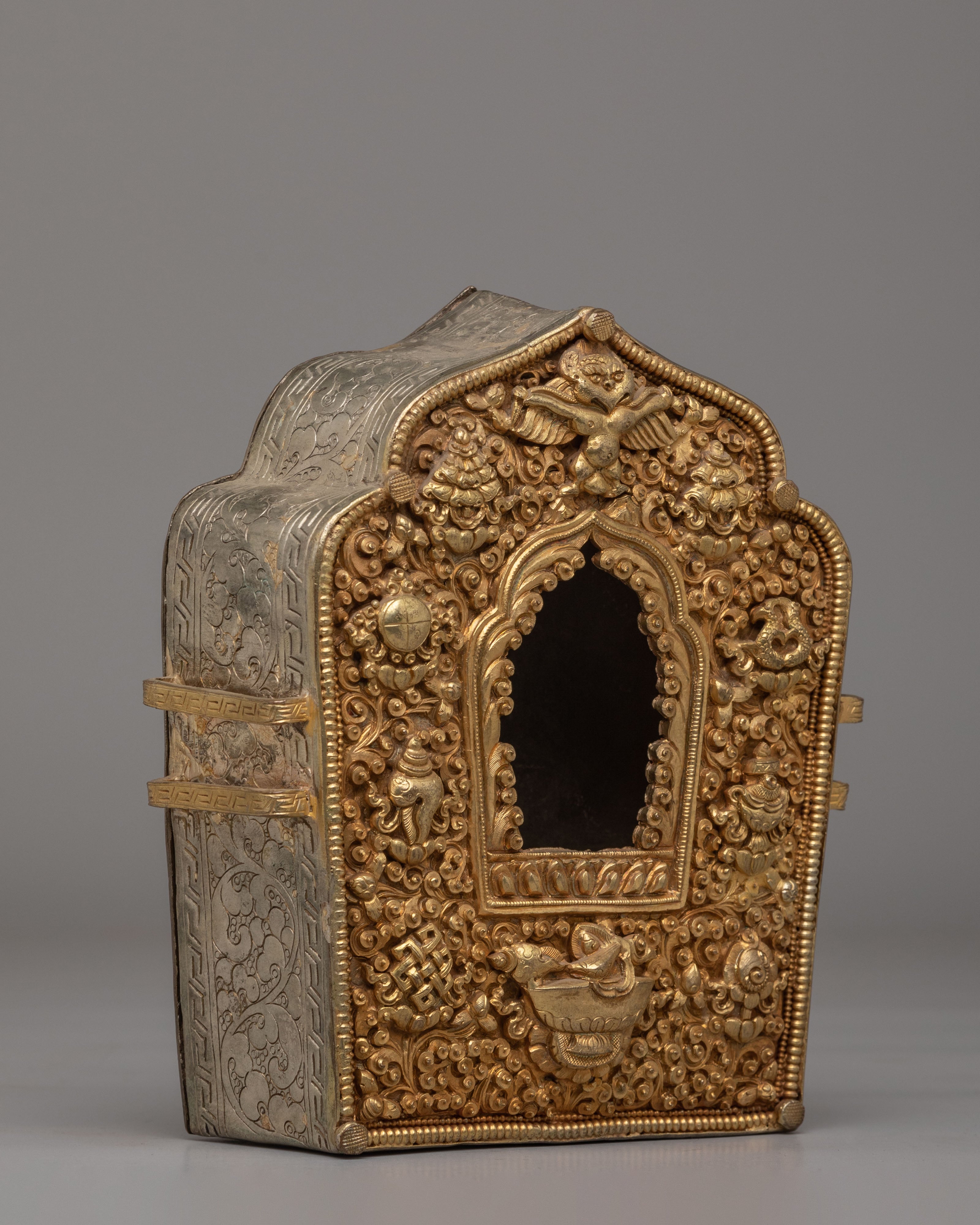 Traditional Ritual Ghau Box | Sacred Offering Container