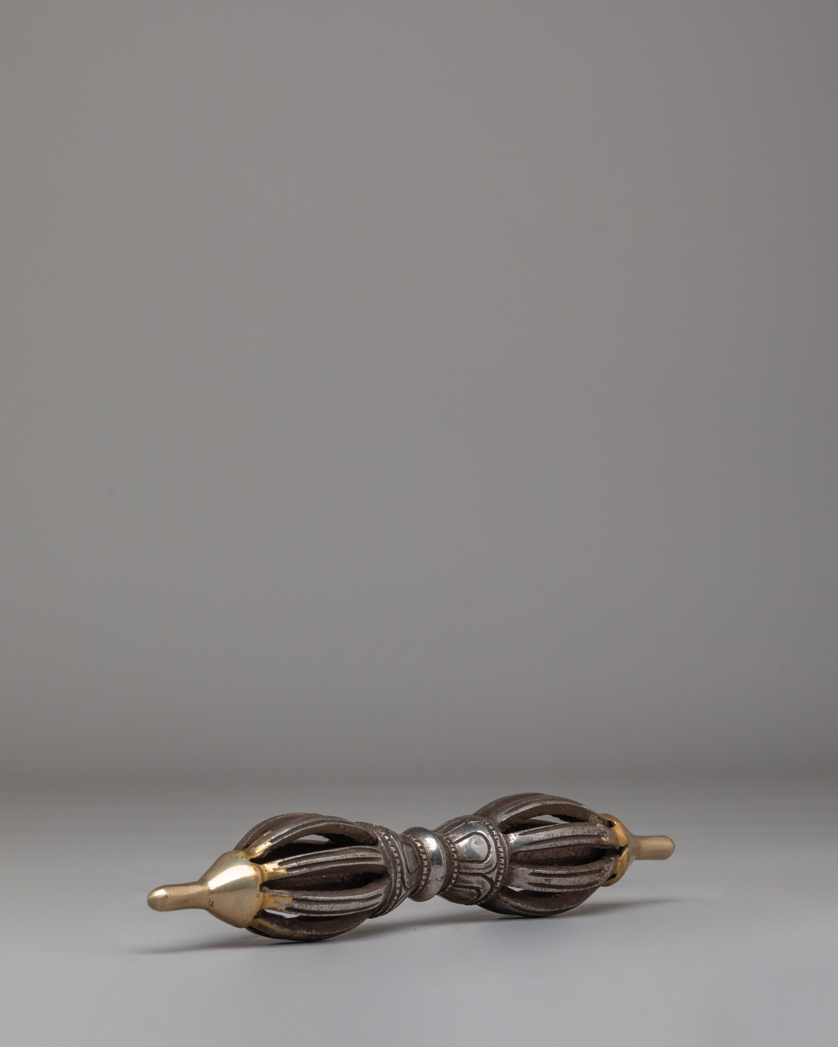 Traditional Tibetan Vajra Ritual Tool | Spiritual Energy Tool for Meditation