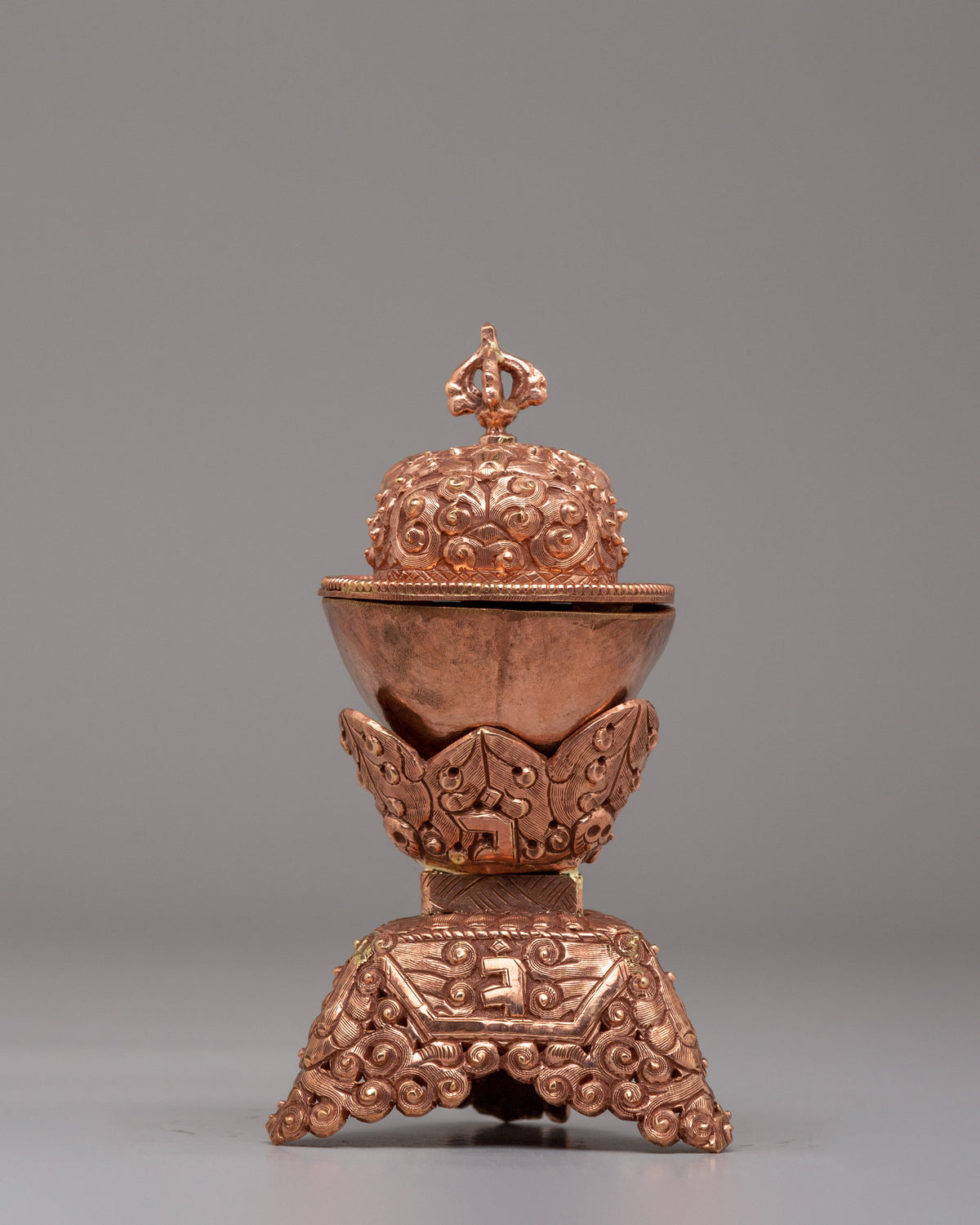 Vajrayana Ritual Kapala | Sacred Offering Vessel for Tantric Practices
