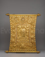 Sacred Kalachakra Metal Wall Hanging