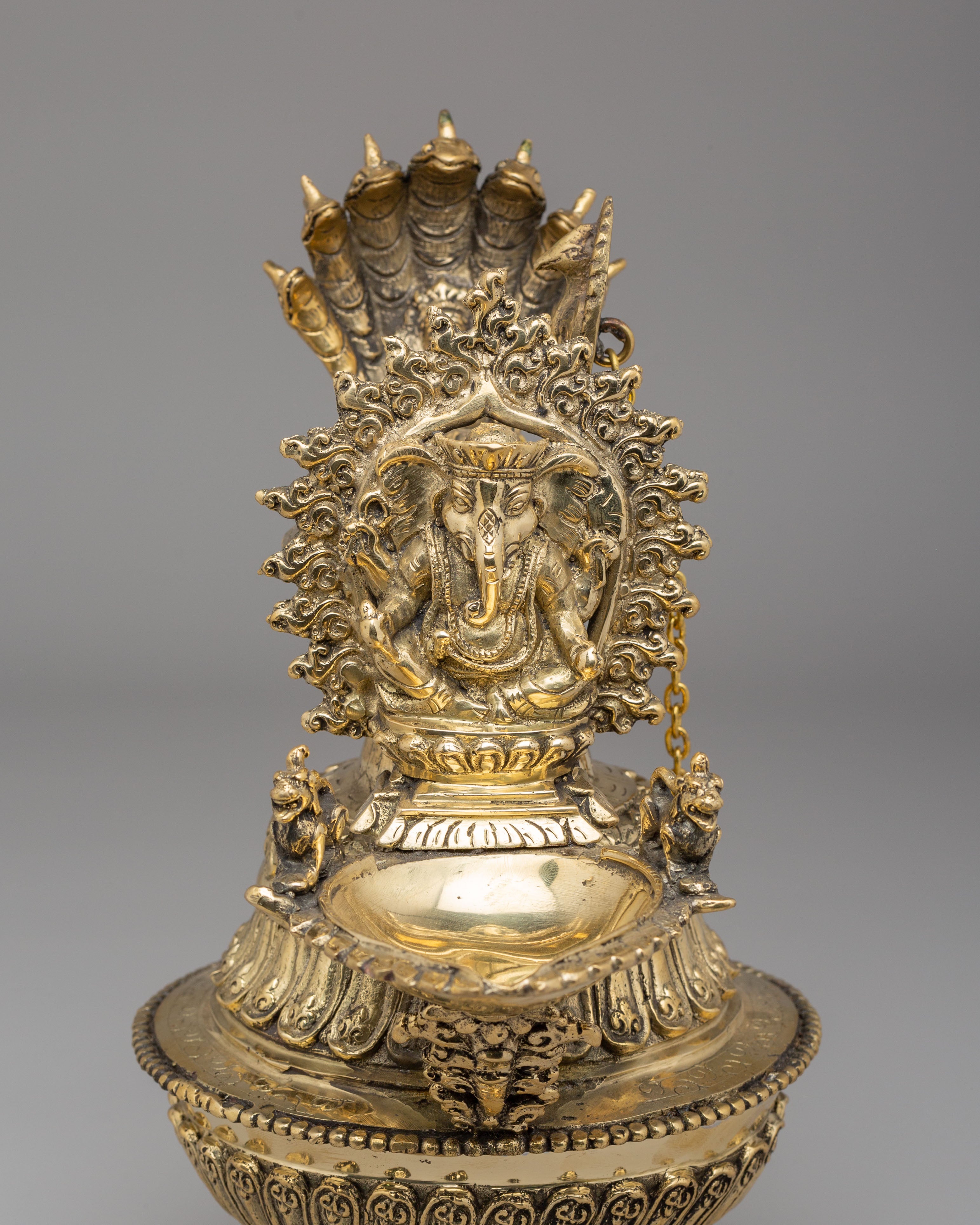 Handcrafted Ganesha Sukunda | Hindu Deity Sculpture for Puja