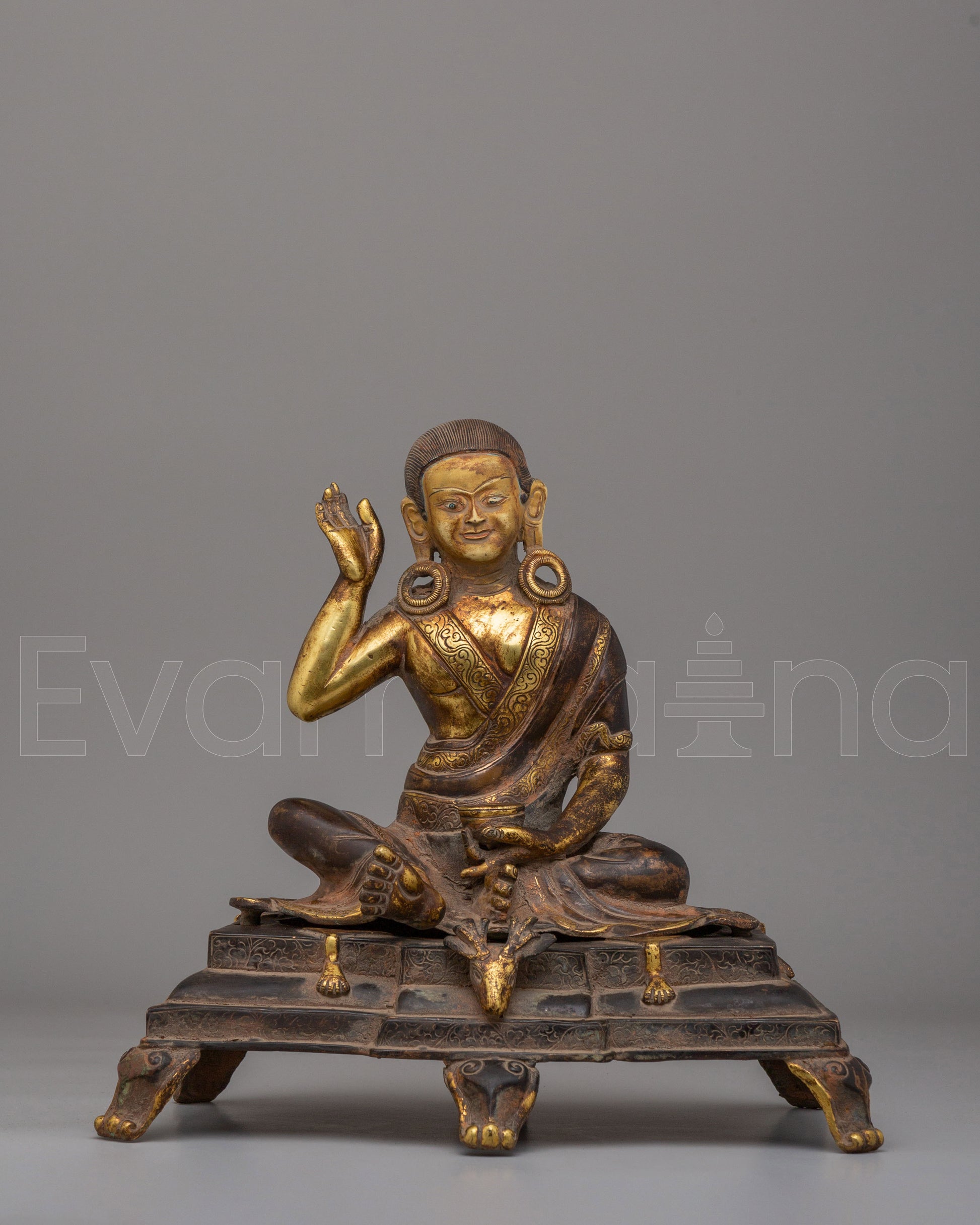 Milarepa Buddhist Statue 