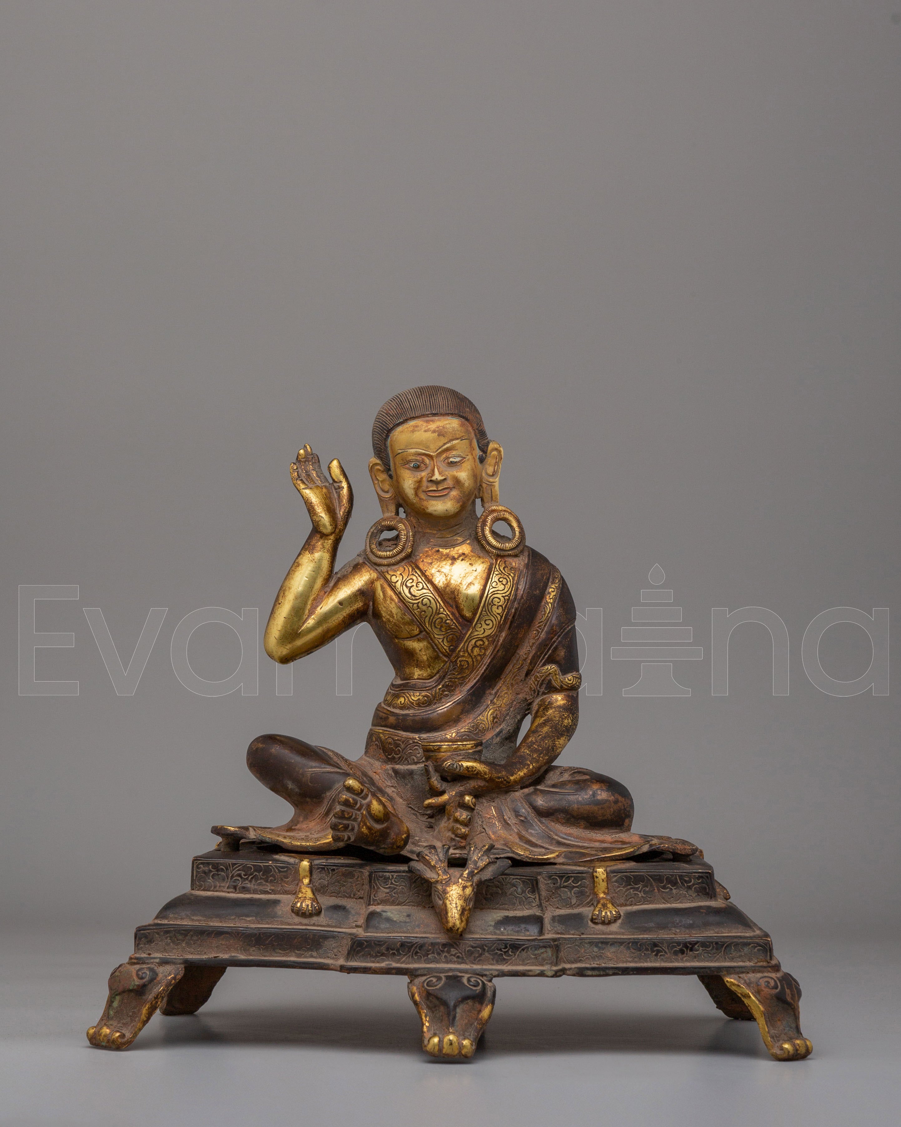 Milarepa Buddhist Statue 