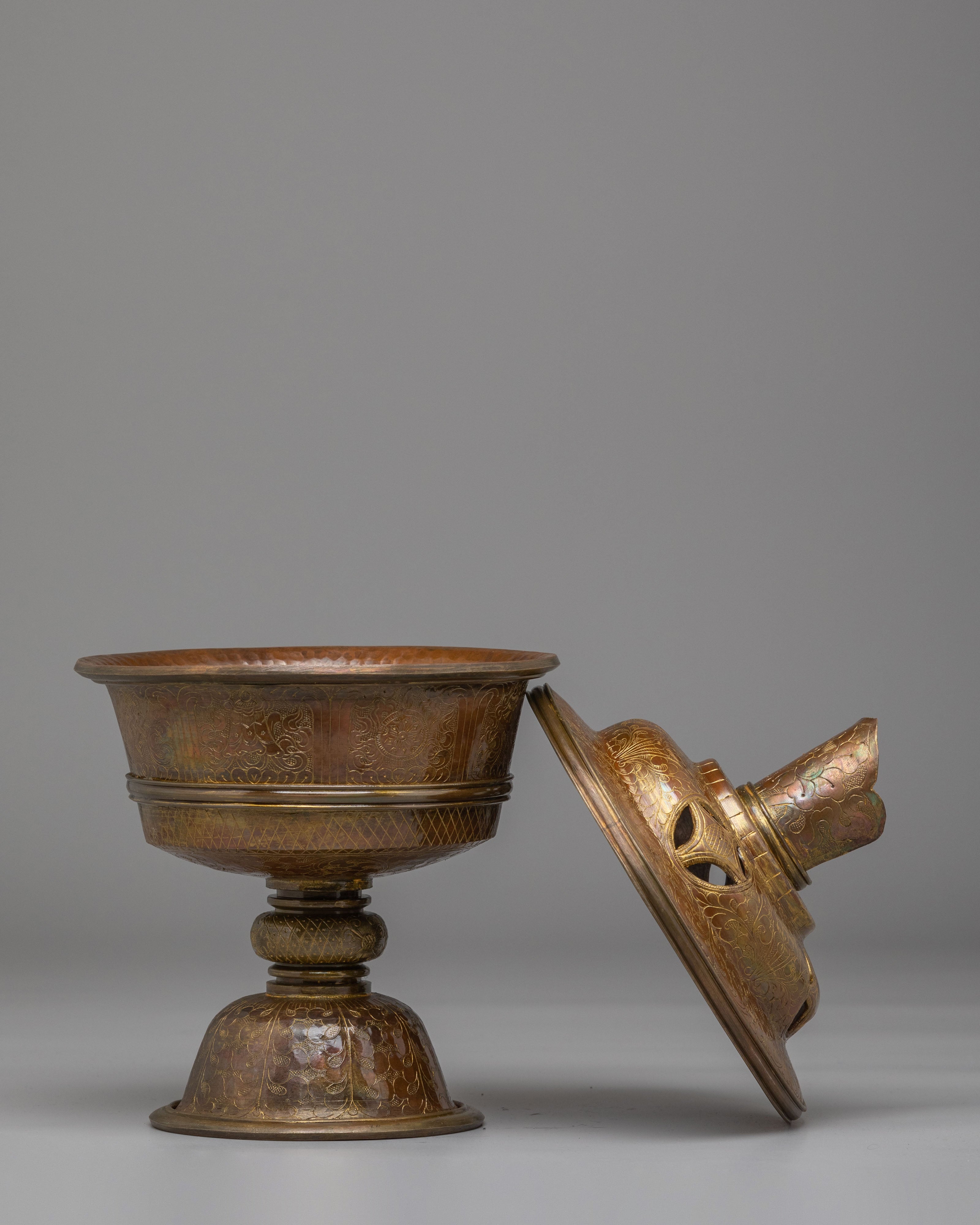 Ceremonial Butter Lamp | Tibetan Meditation & Altar Decor