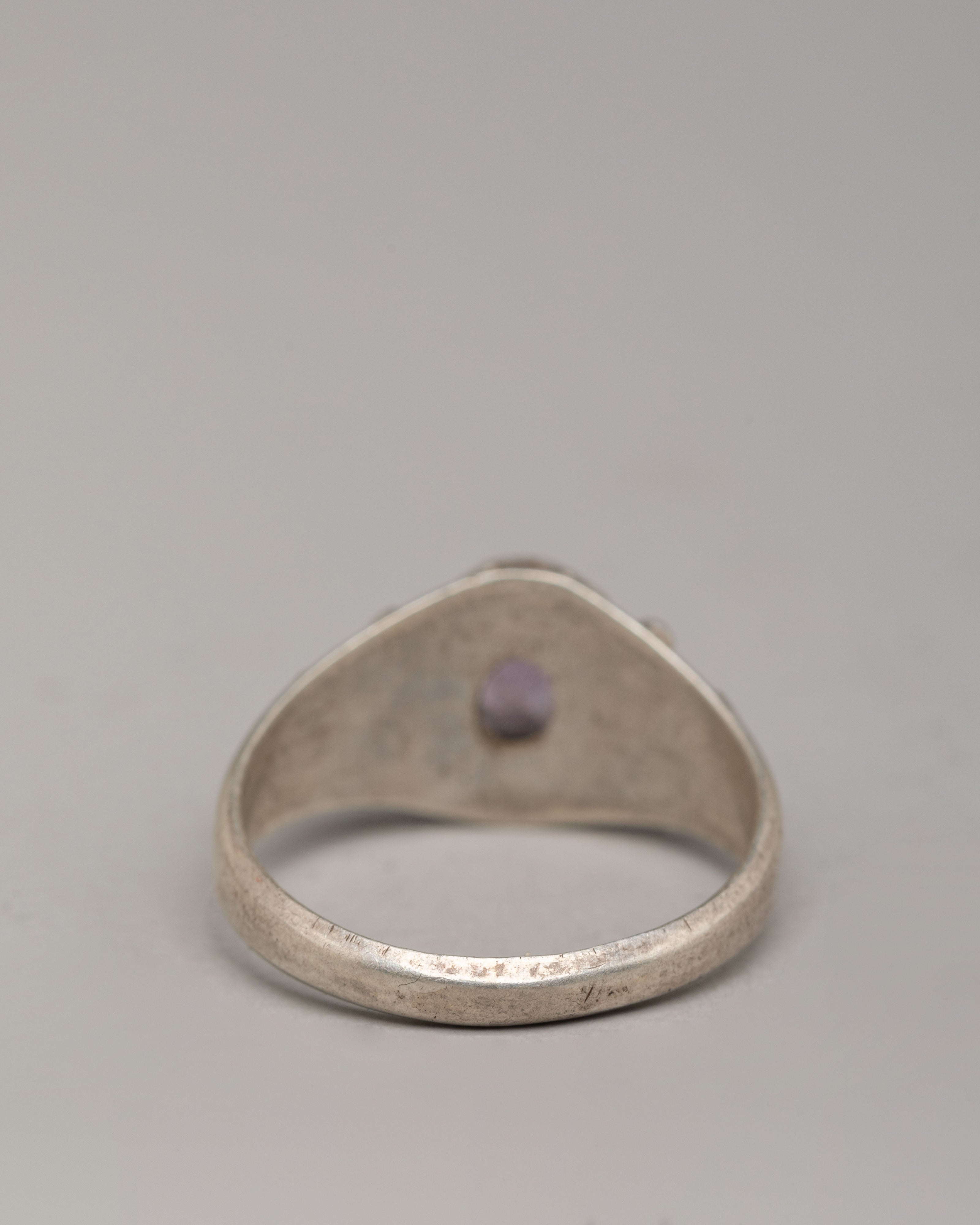 Decorative Art Ring | Handcrafted Silver Ring