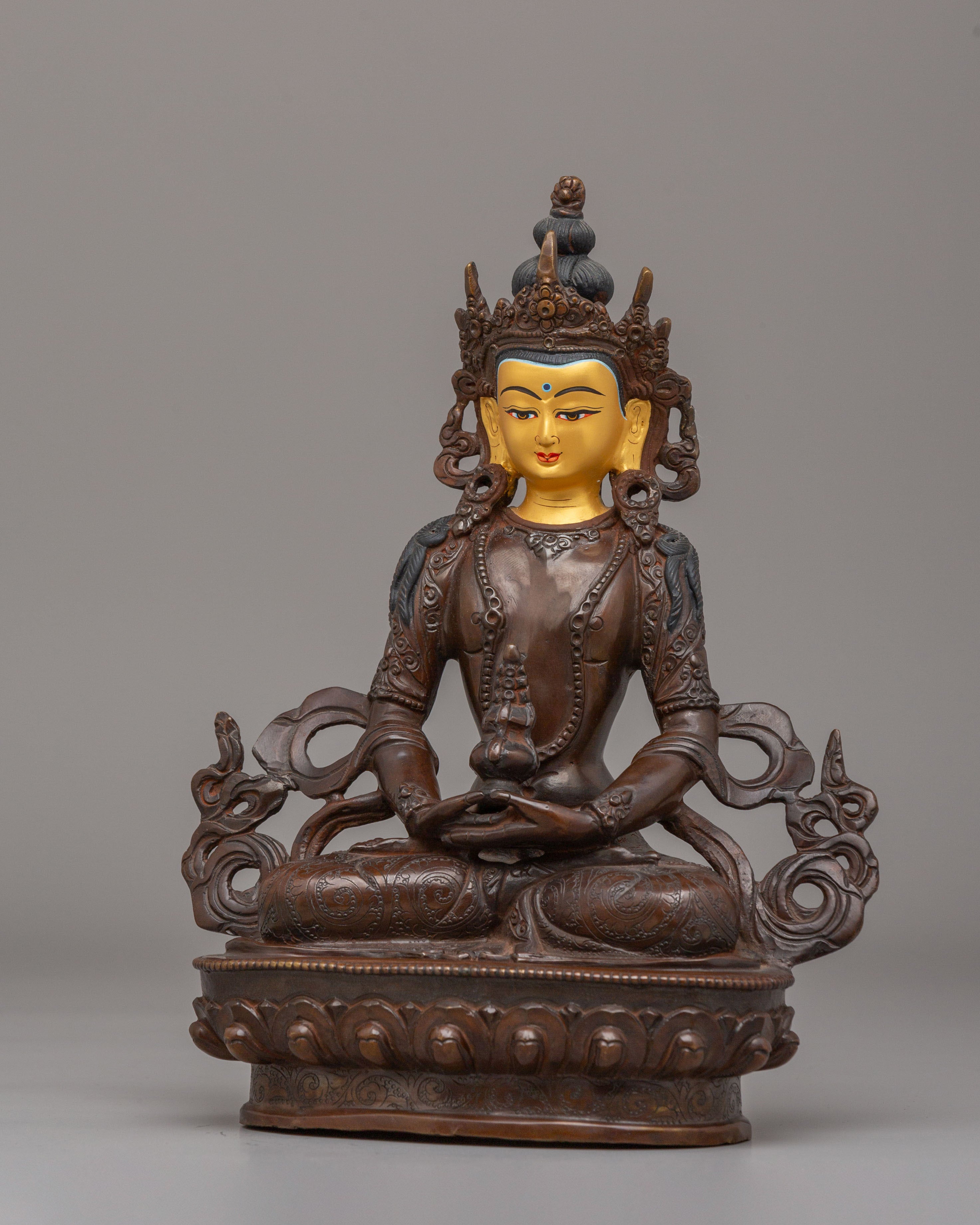 Traditional Altar Amitayus Statue | Symbol of Infinite Life and Compassion