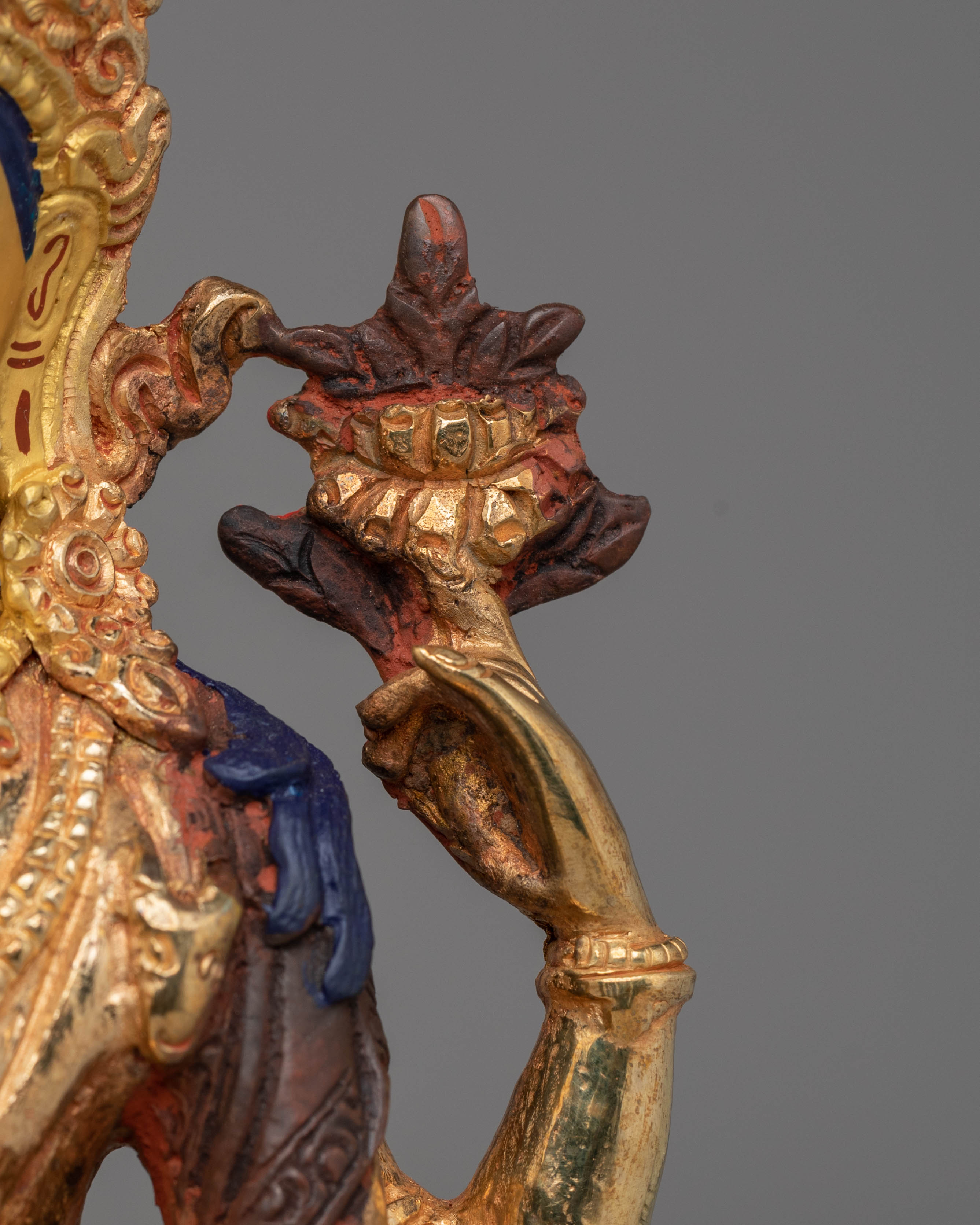 Chenrezig Handcrafted Tibetan Sculpture | Spiritual Decor for Meditation & Blessings