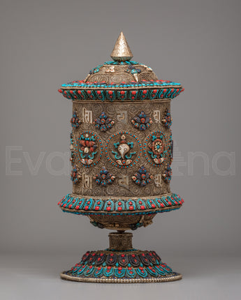 Handcrafted Mantra Prayer Wheel 